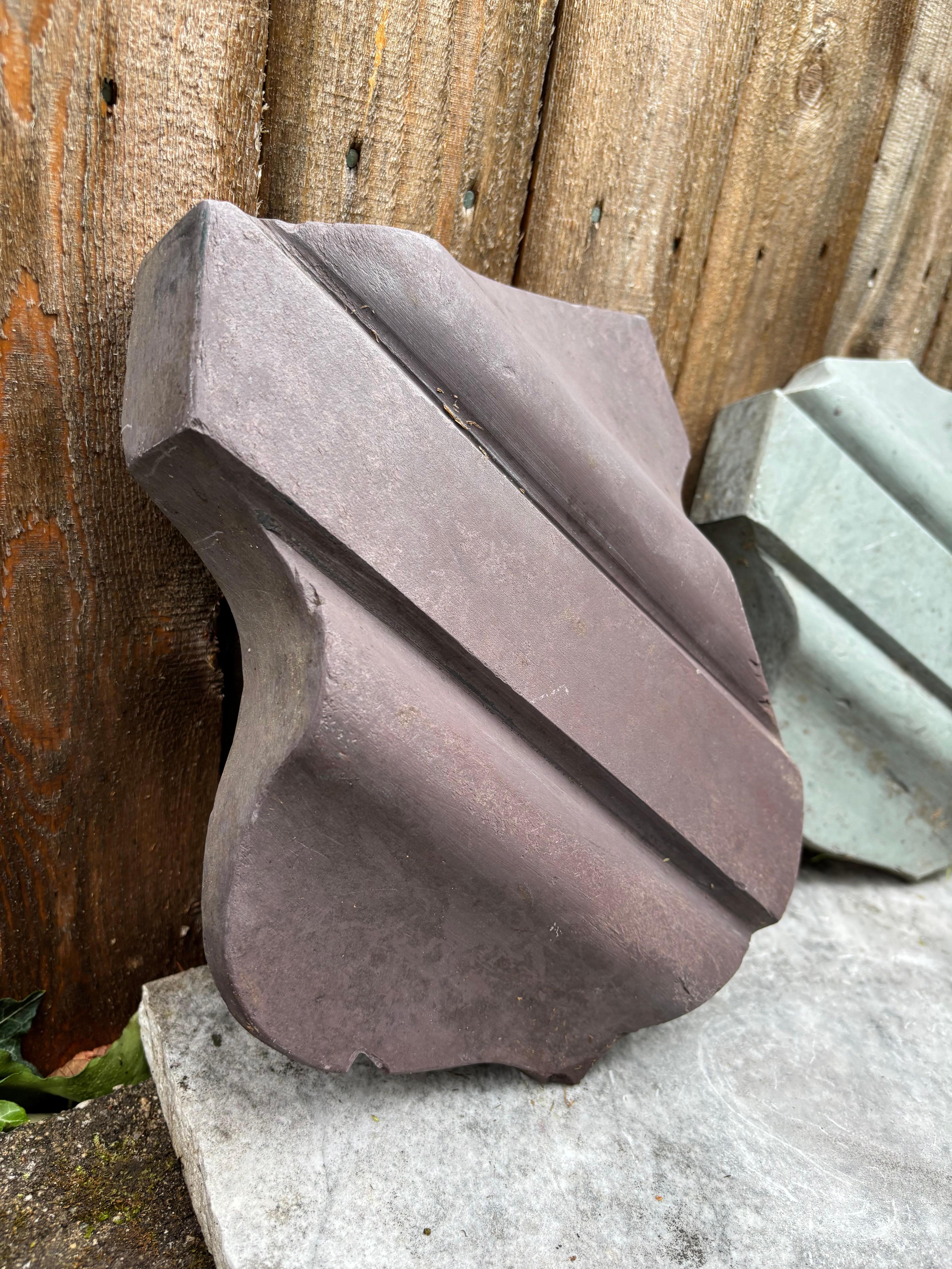 Carved Pair of 19th Century Slate Armorial Shields, Architectural Elements For Sale