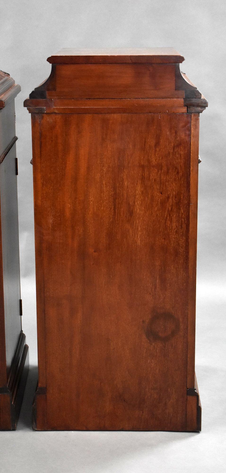 Pair of 19th Century Solid Mahogany Pedestals For Sale 9