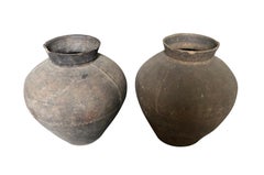 Pair of 19th Century Spanish Terracotta Urns