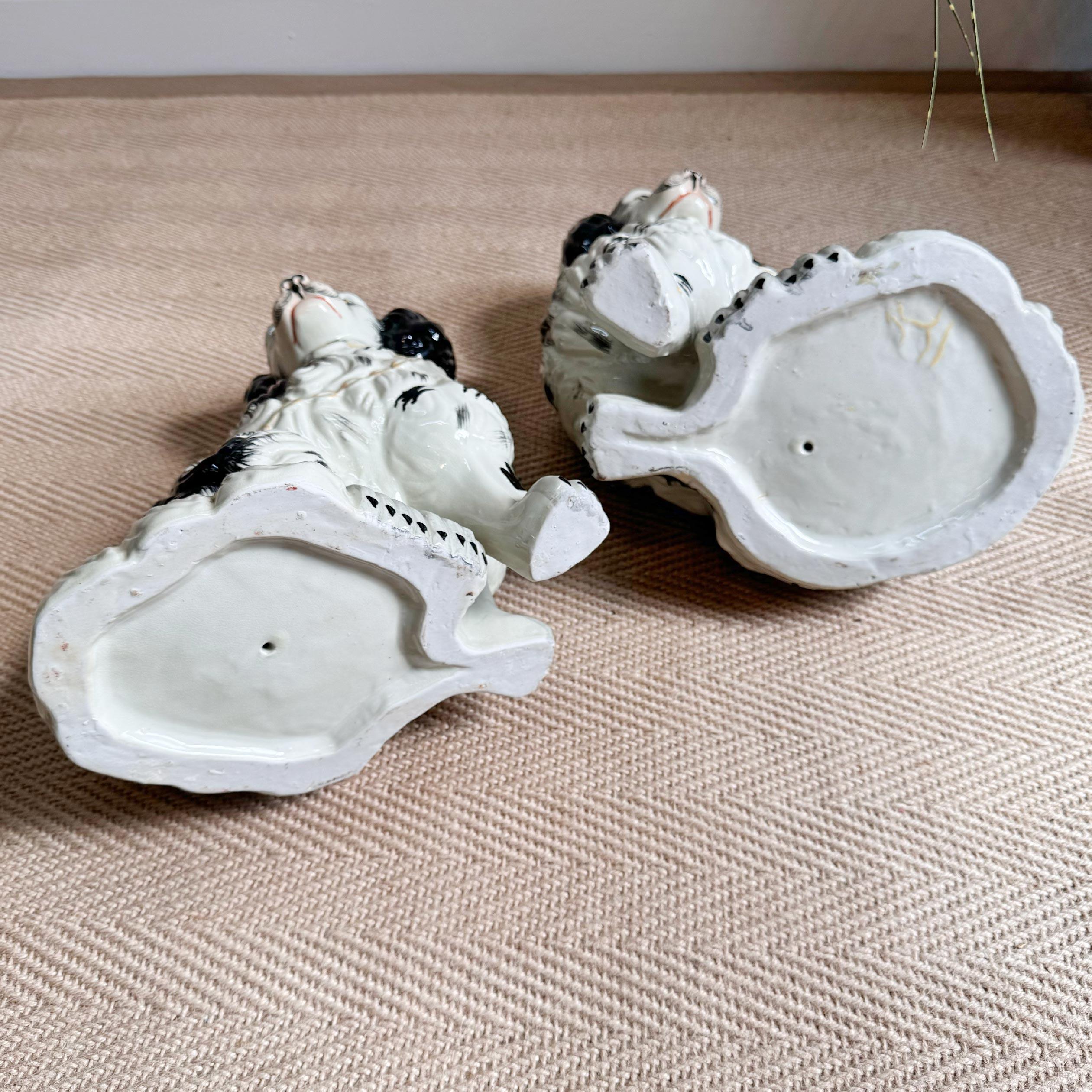  Pair of 19th Century Staffordshire Dogs 8