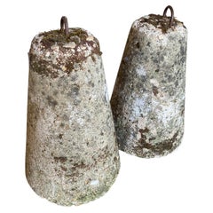 Pair of 19th Century Stone Counter Weights