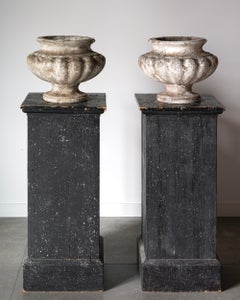 Pair of 19th Century Stone Planters