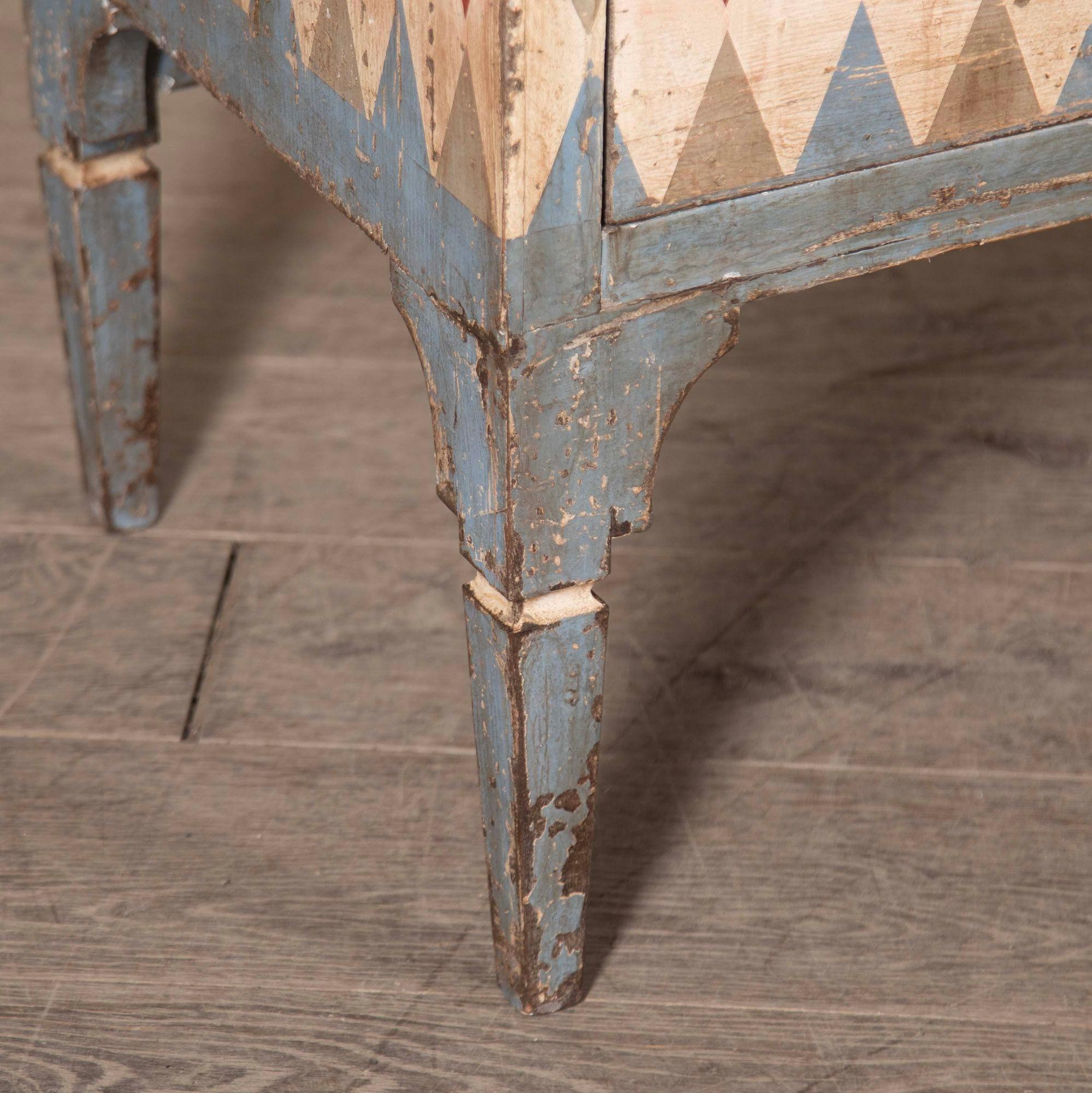Pair of 19th Century Style Harlequin Commodes 4