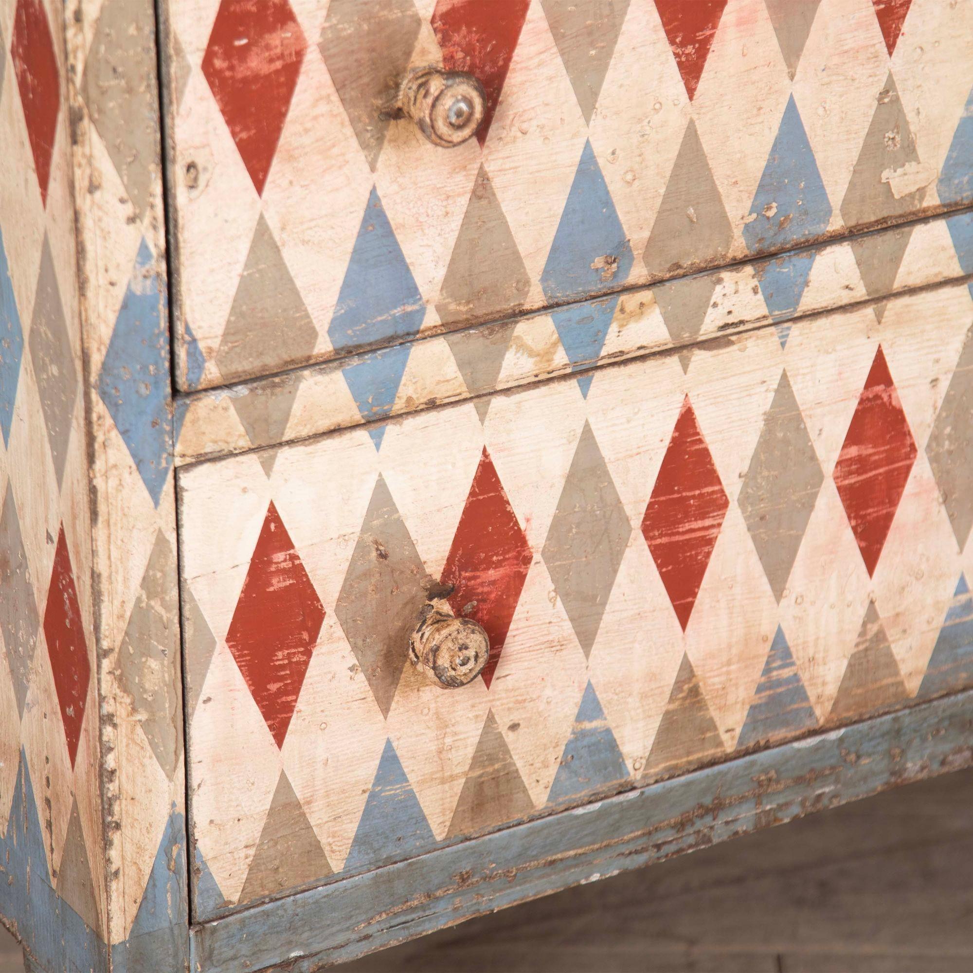 Pair of 19th Century Style Harlequin Commodes 5