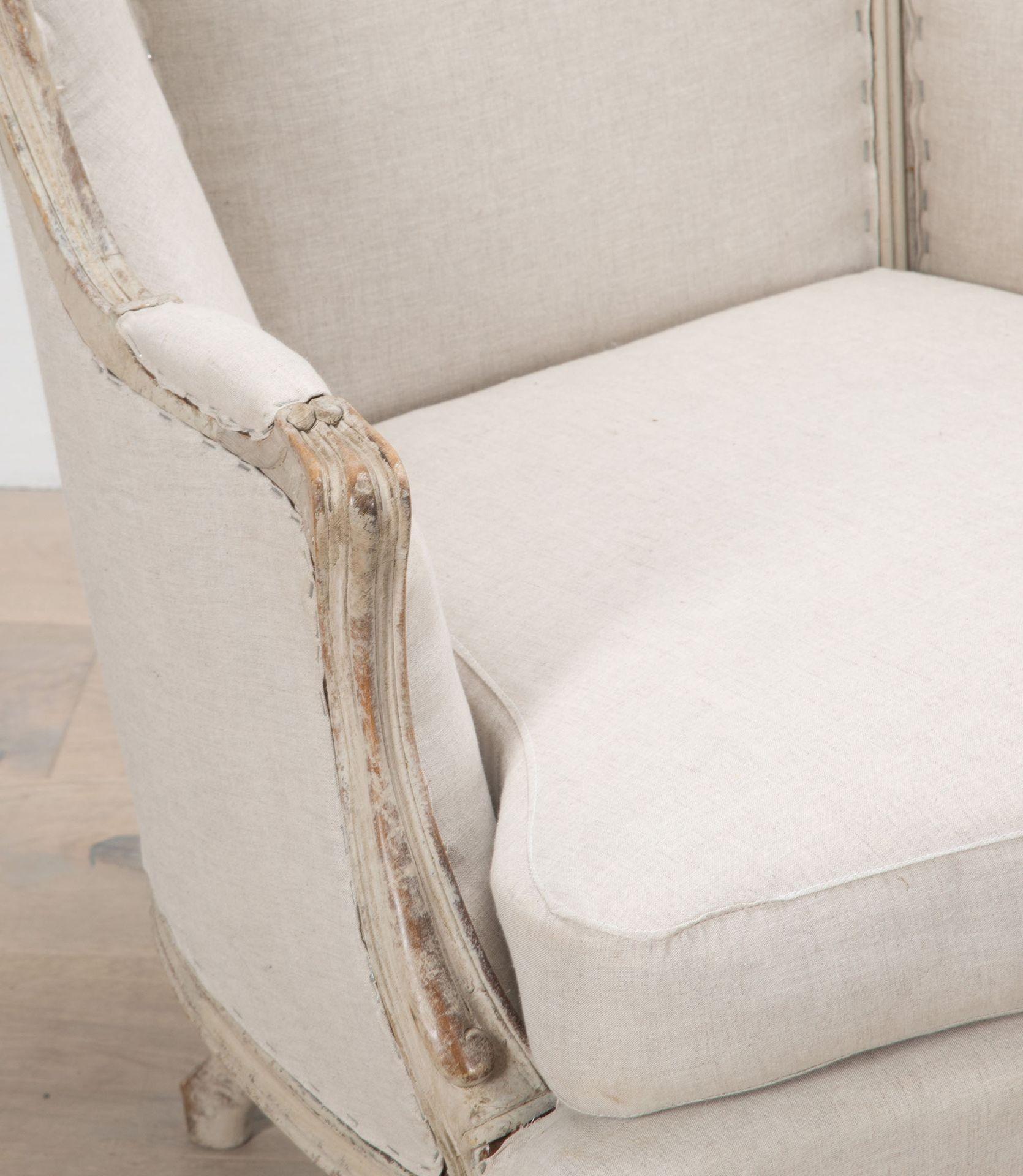 Pareja de sillones suecos del siglo XIX en venta 5