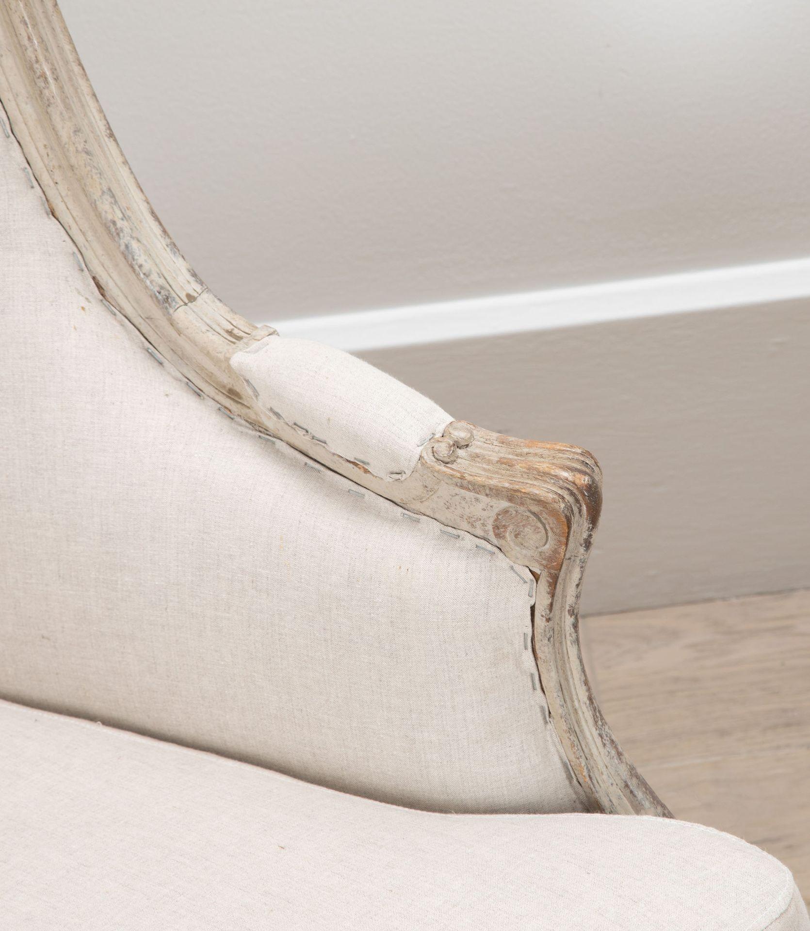Pareja de sillones suecos del siglo XIX en venta 2