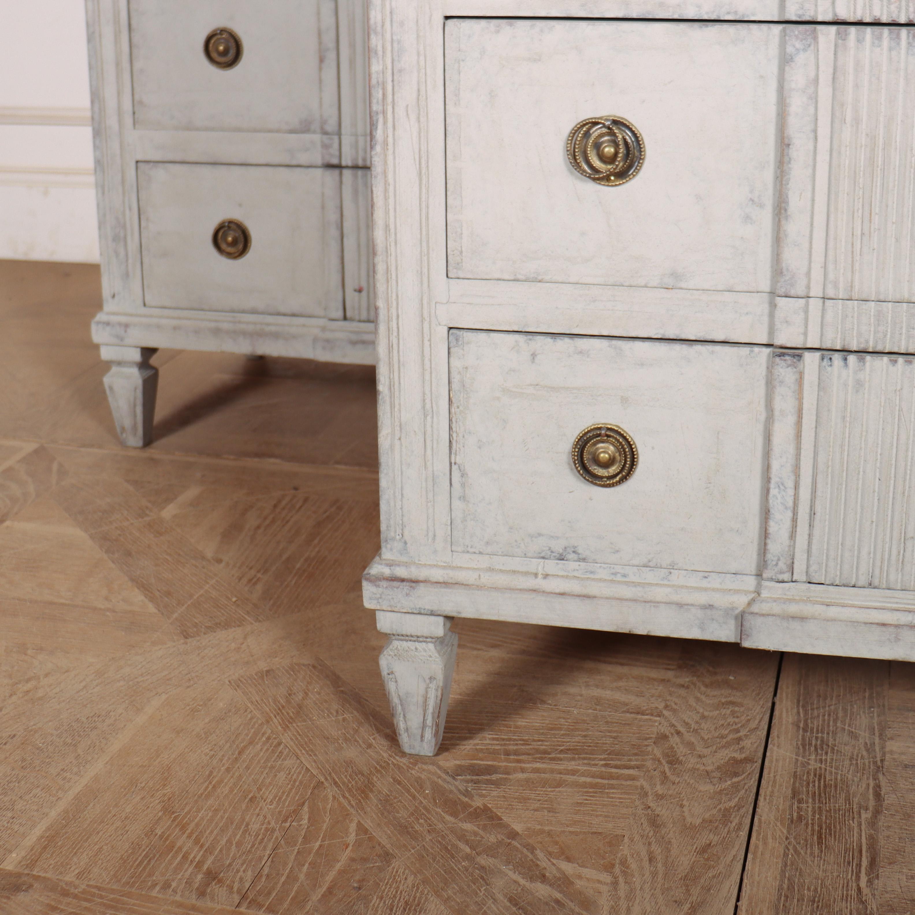 19th Century Pair of 19th century Swedish Breakfront Commodes For Sale