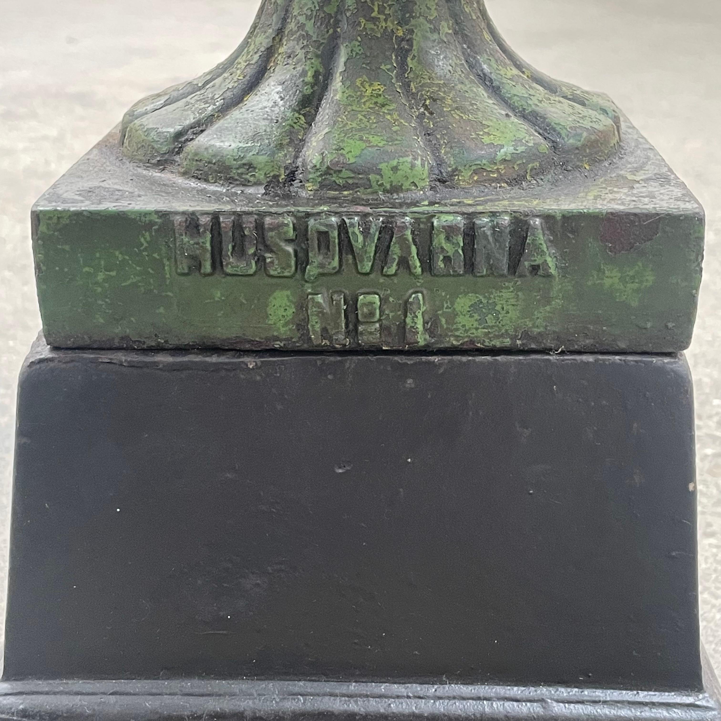 Pair of 19th Century Swedish Campana Form Urns by Husqvarna 14
