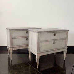 Paire de commodes suédoises du 19ème siècle