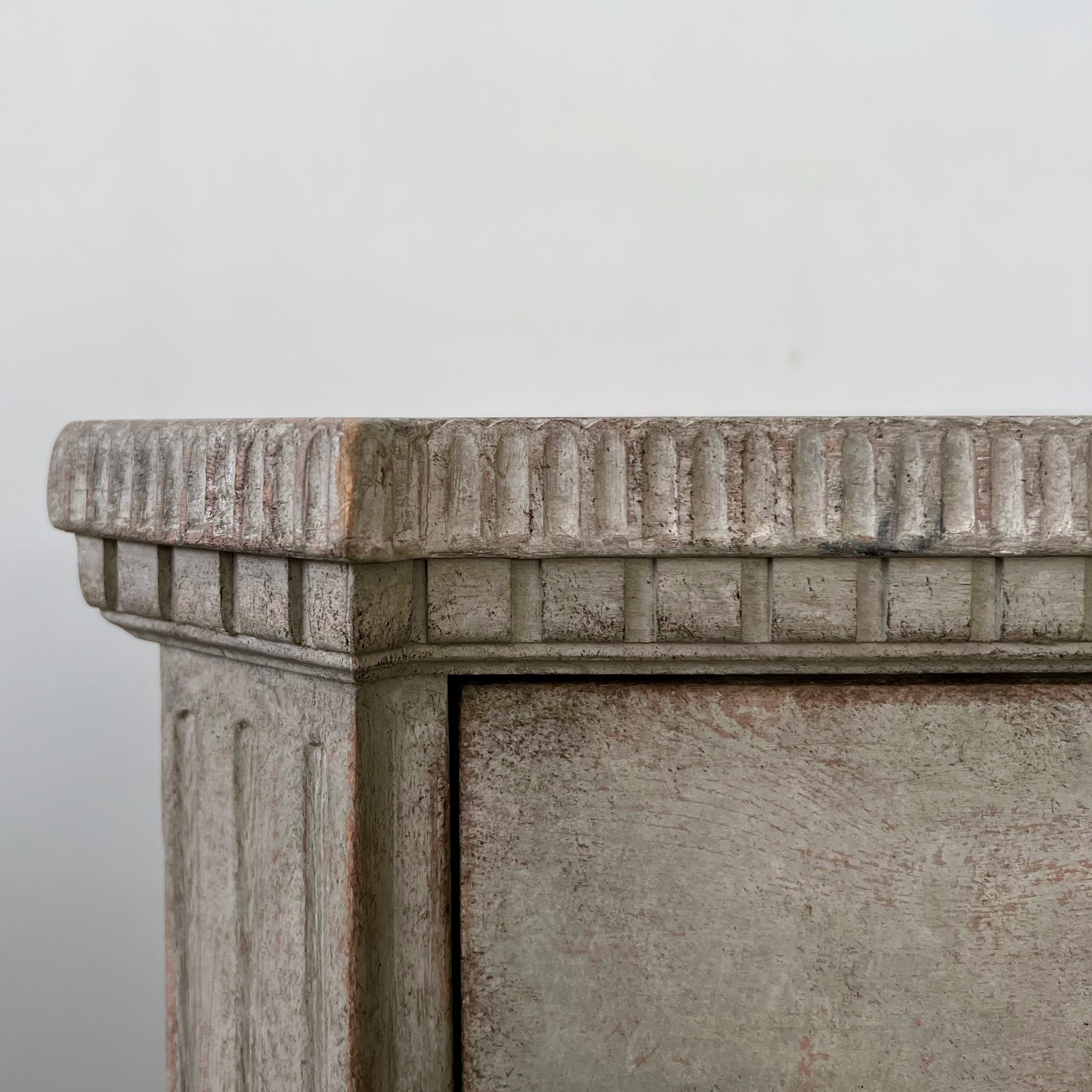 Bronze Pair of 19th Century Swedish Chest of Drawers