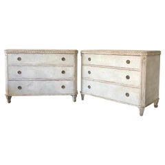Pair of 19th Century, Swedish Chest of Drawers
