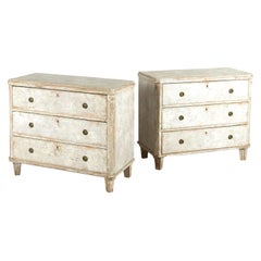 Pair of 19th Century Swedish Commodes