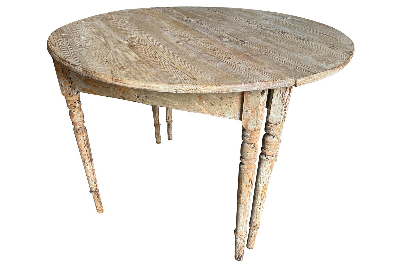 Pair Of 19th Century Swedish Demi Lune Console Tables For Sale 6