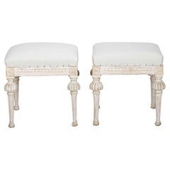 Pair of 19th Century Swedish Footstools