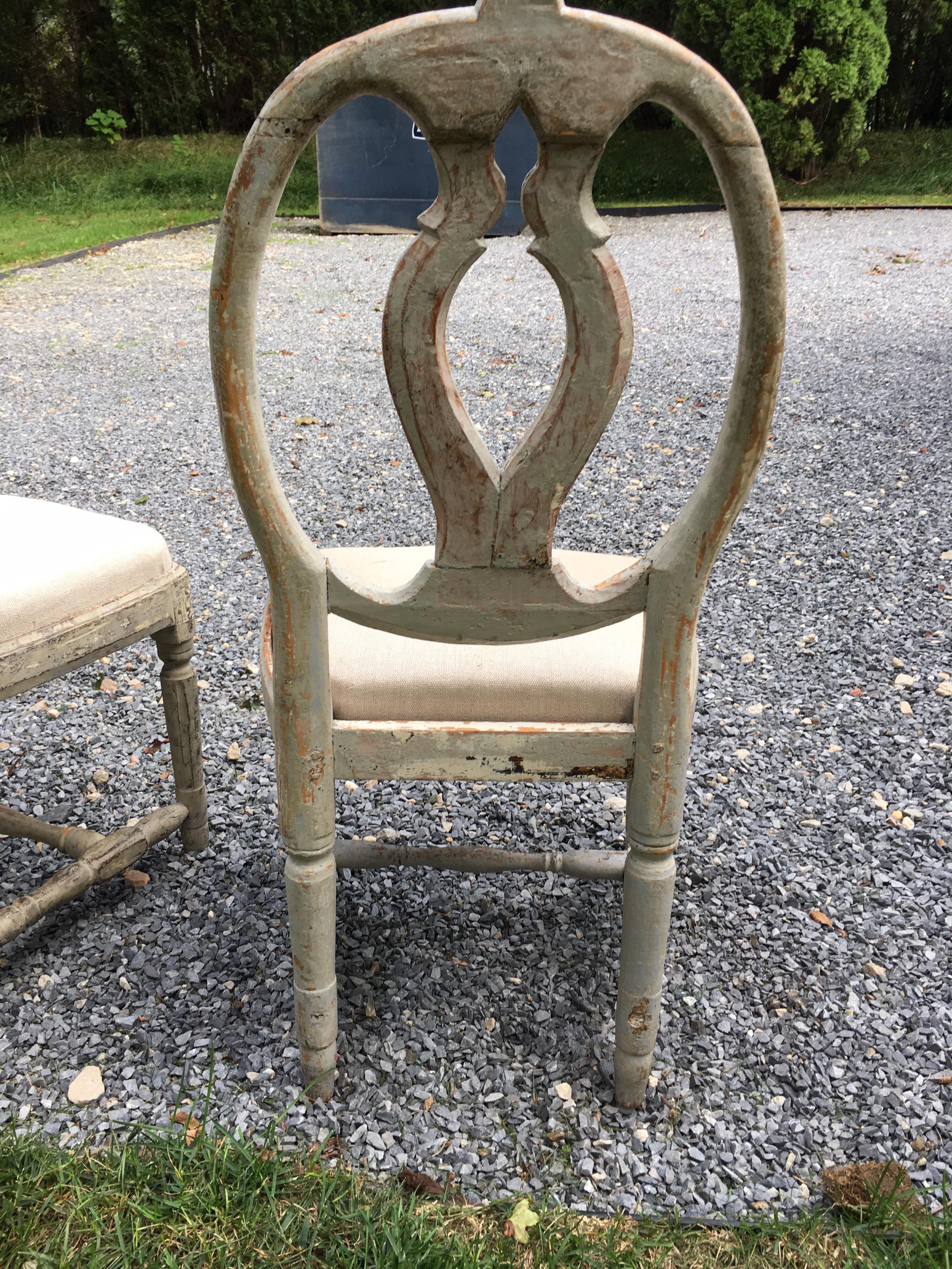 Pair of 19th Century Swedish Gustavian Chairs 9