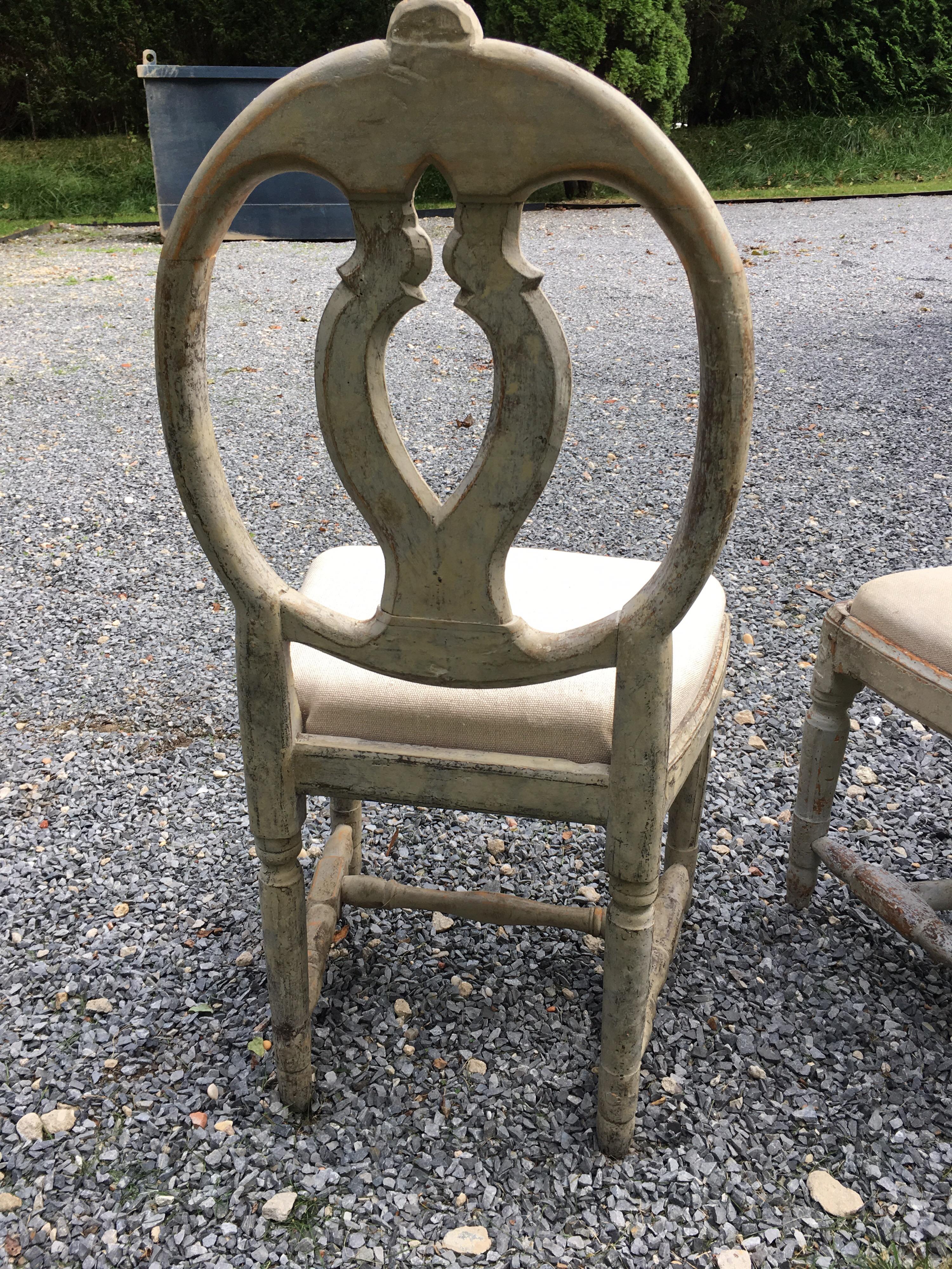 Pair of 19th Century Swedish Gustavian Chairs 10
