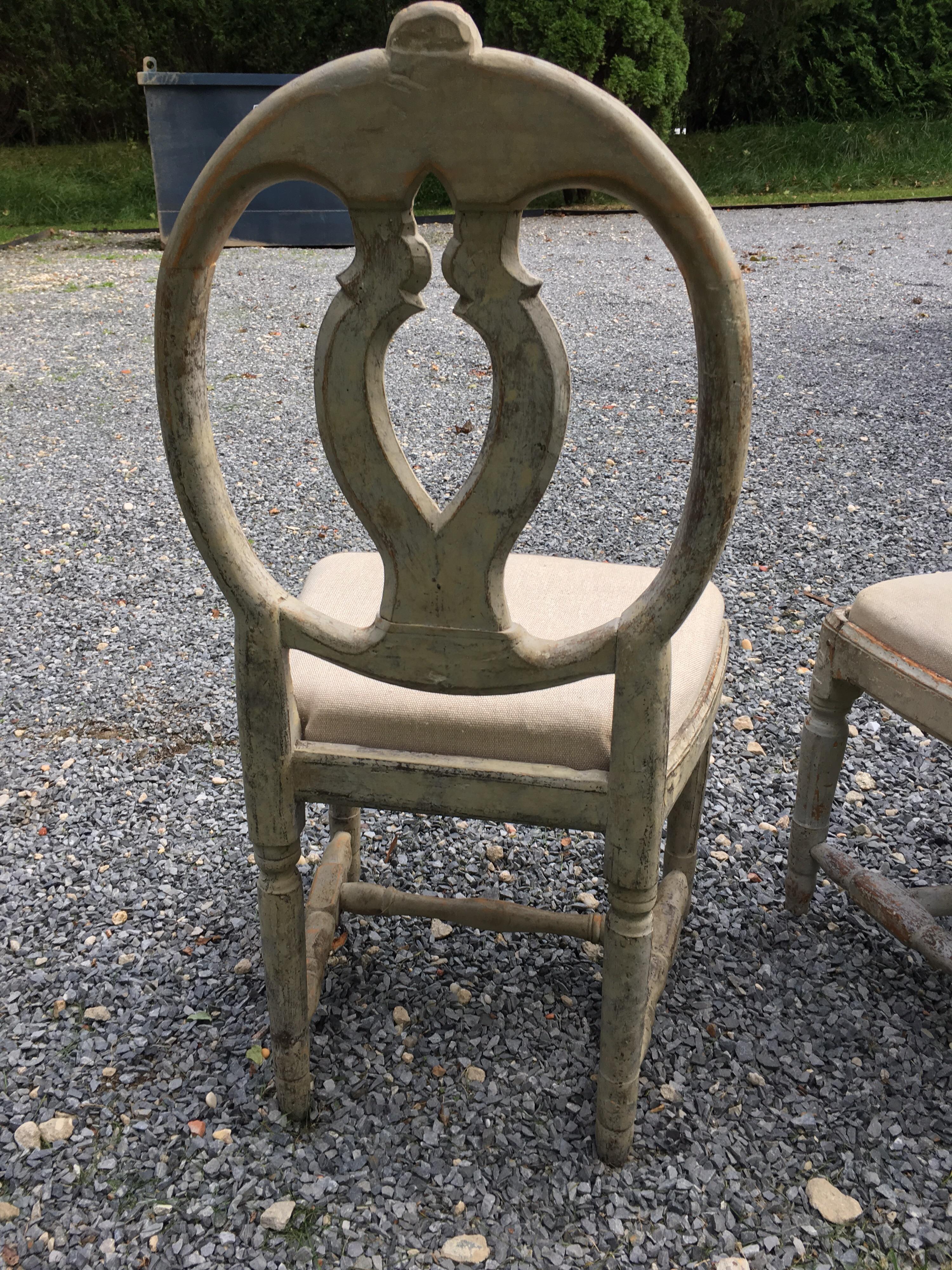 Pair of 19th Century Swedish Gustavian Chairs 11
