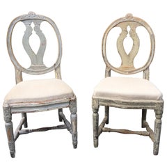 Pair of 19th Century Swedish Gustavian Chairs
