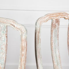Pair of 19th Century Swedish Rococo Chairs