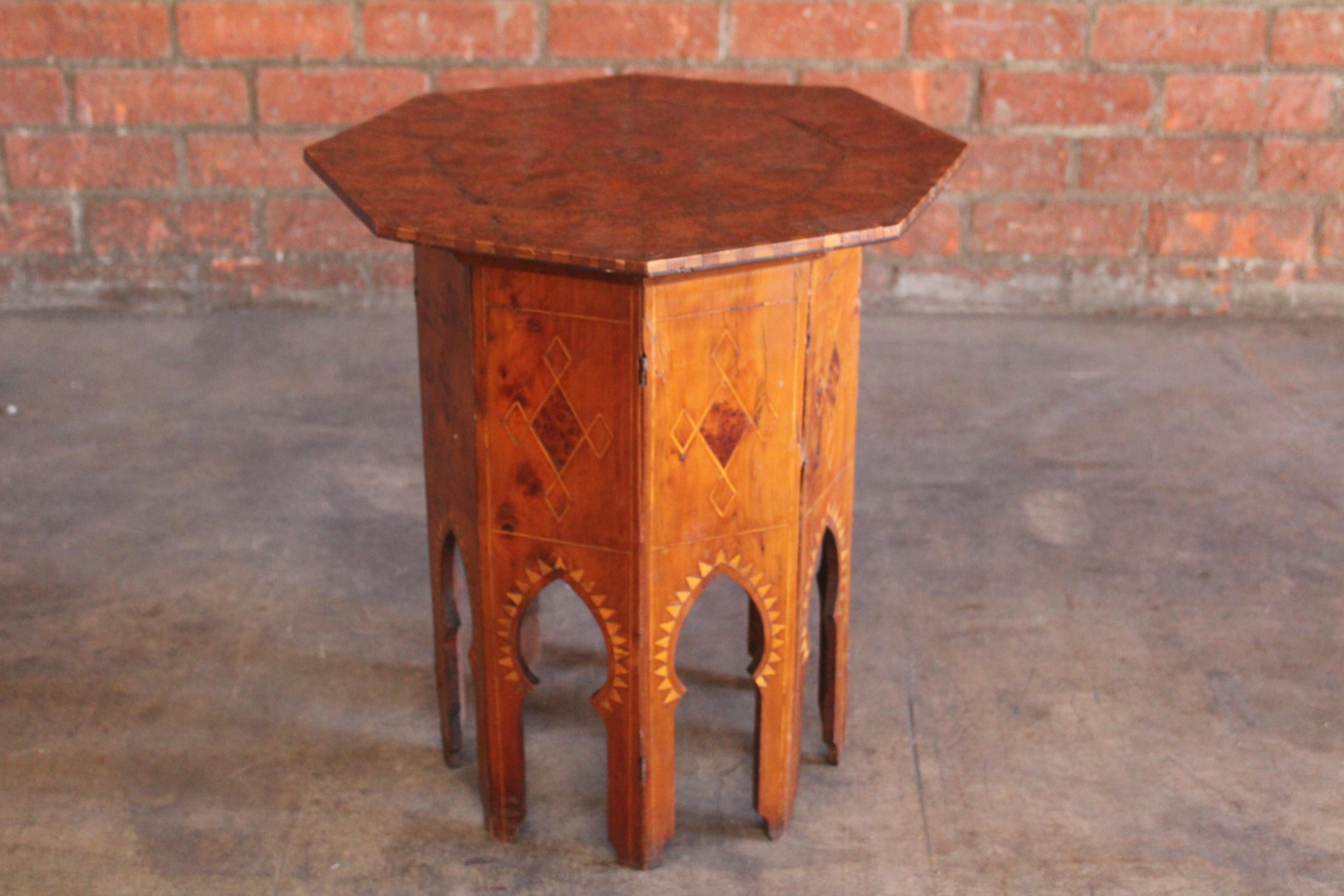 Pair of 19th Century Syrian Inlaid Side Tables 6