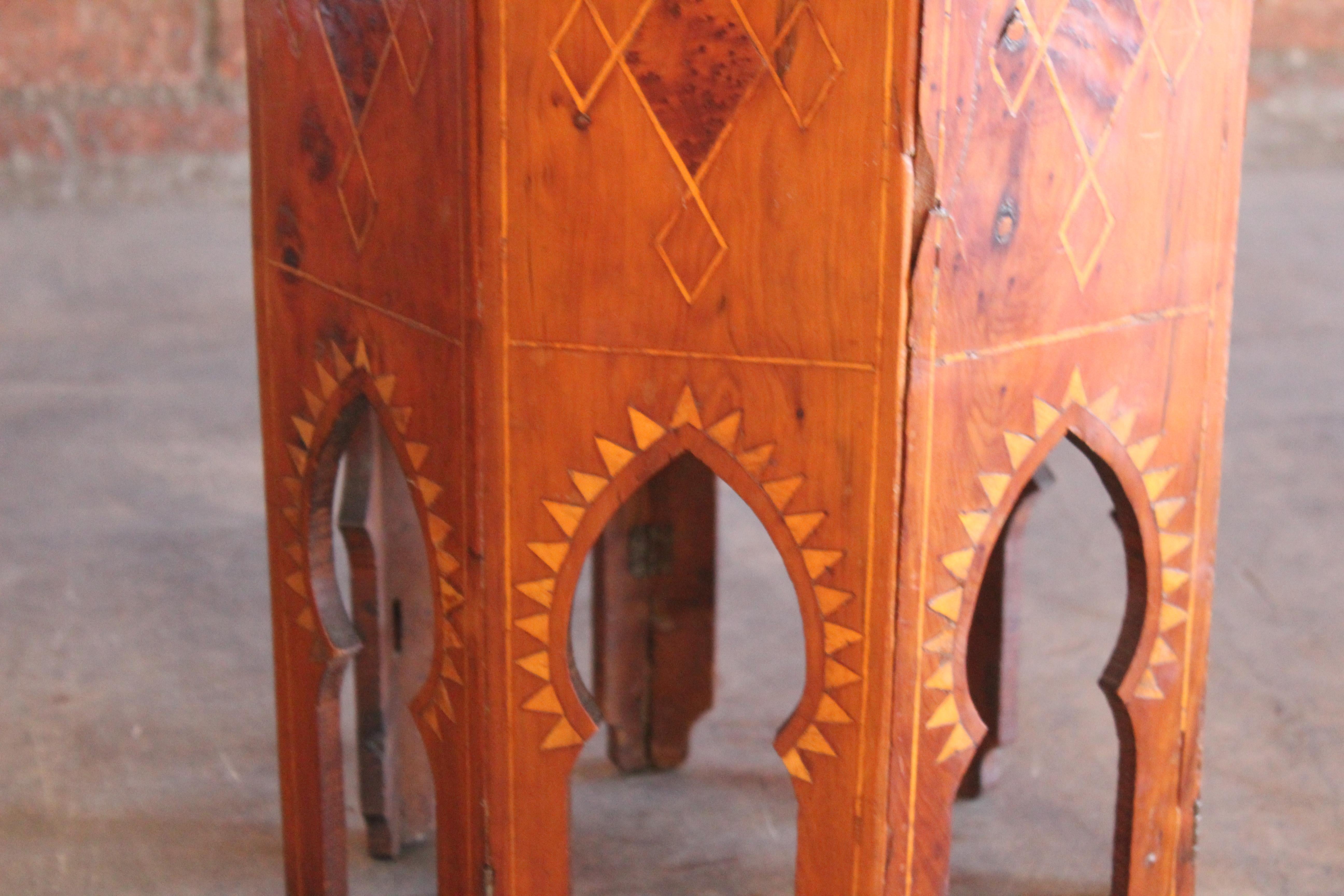 Pair of 19th Century Syrian Inlaid Side Tables 8