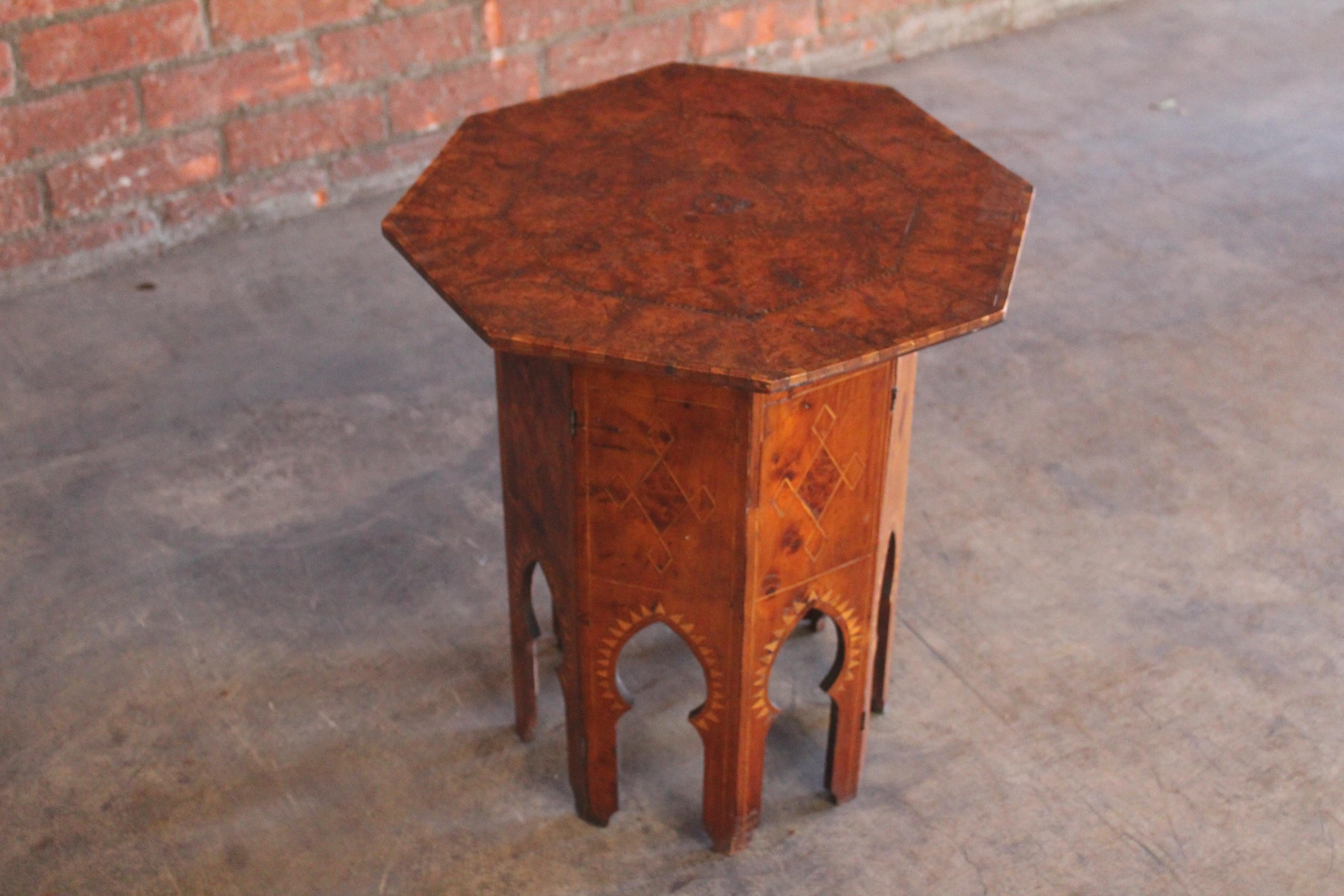 Pair of 19th Century Syrian Inlaid Side Tables 2