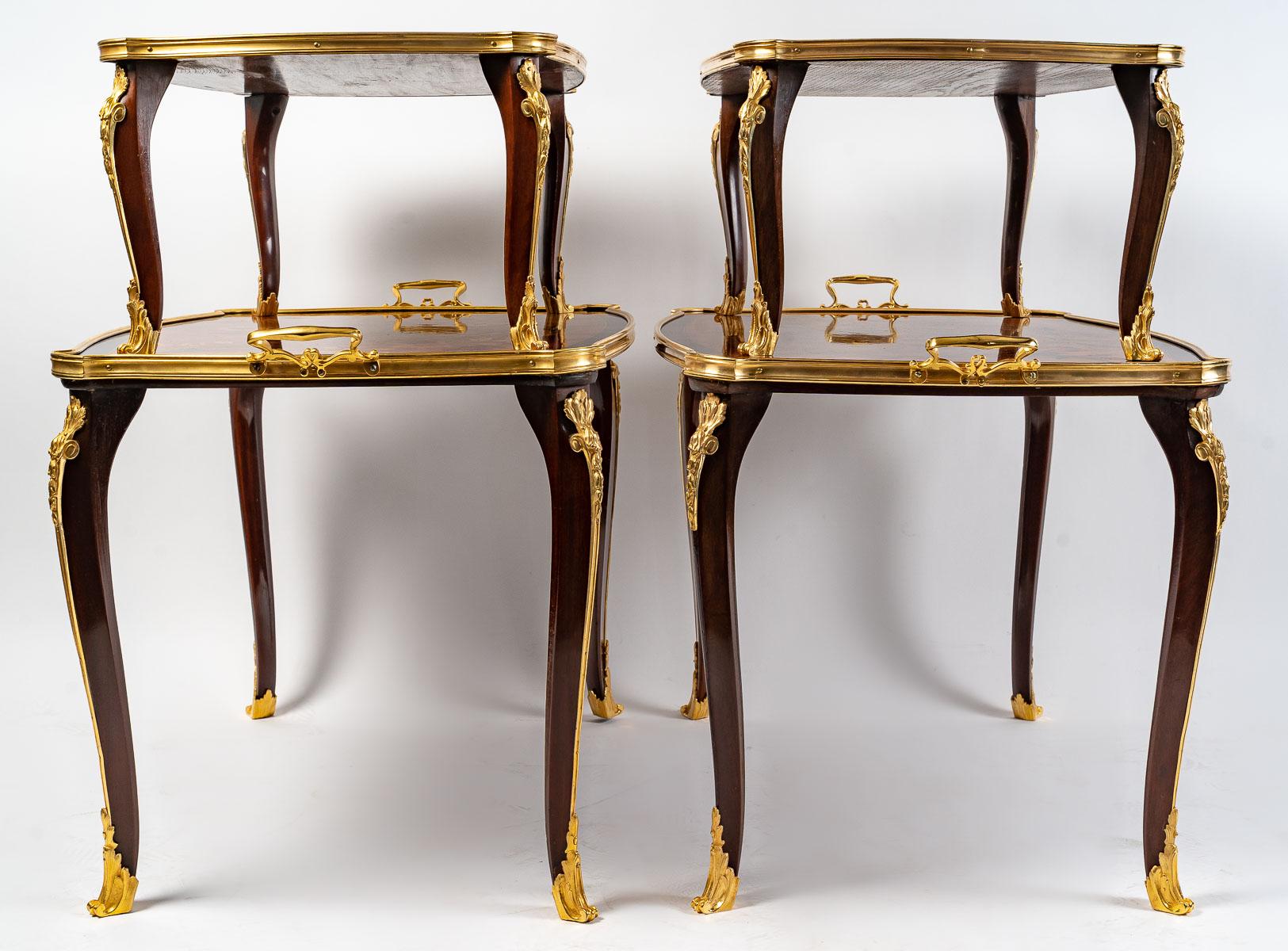 Pair of 19th Century Tea Tables, Napoleon III Period 3