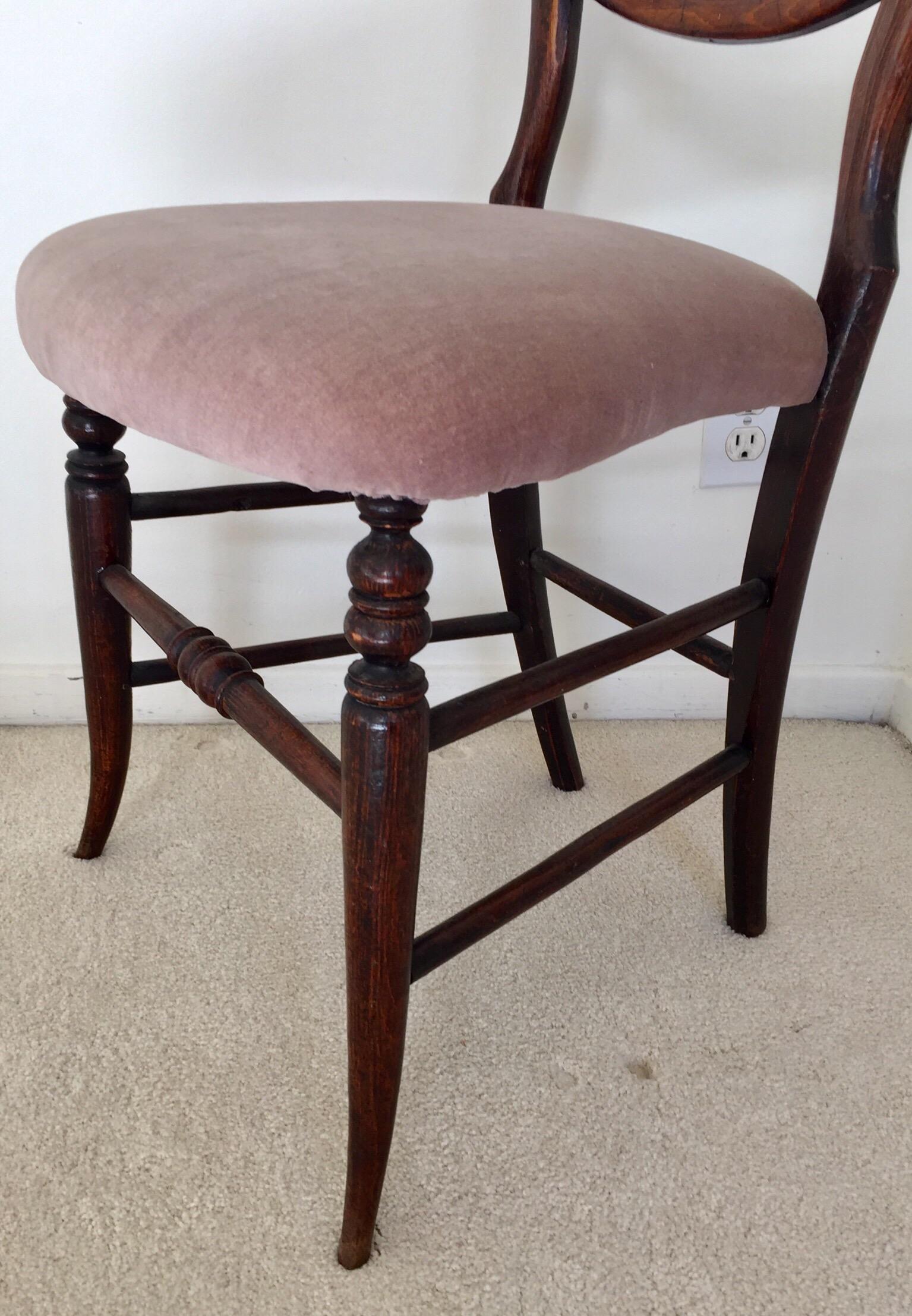 Pair of 19th Century Victorian Walnut Chairs 6