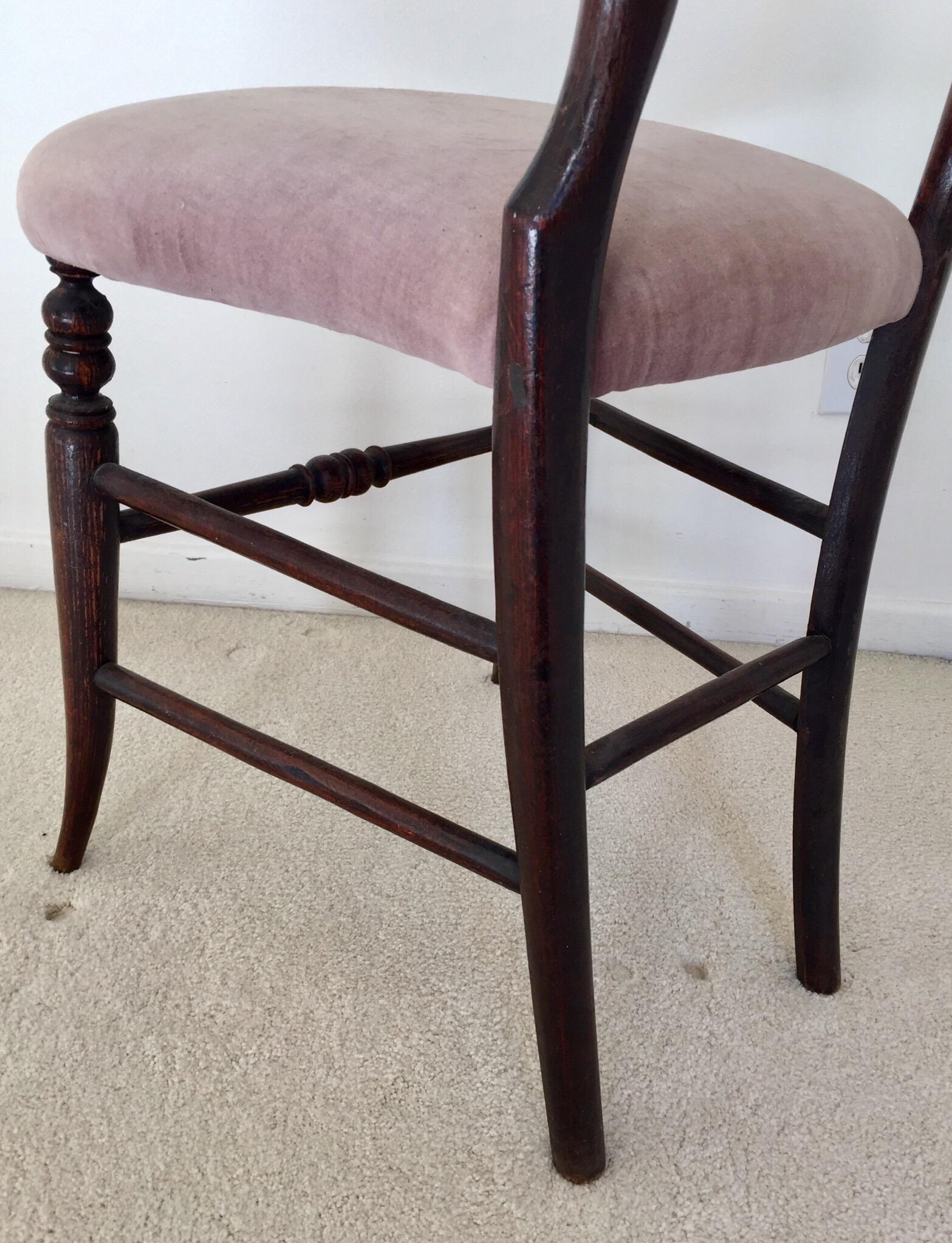 Pair of 19th Century Victorian Walnut Chairs 9