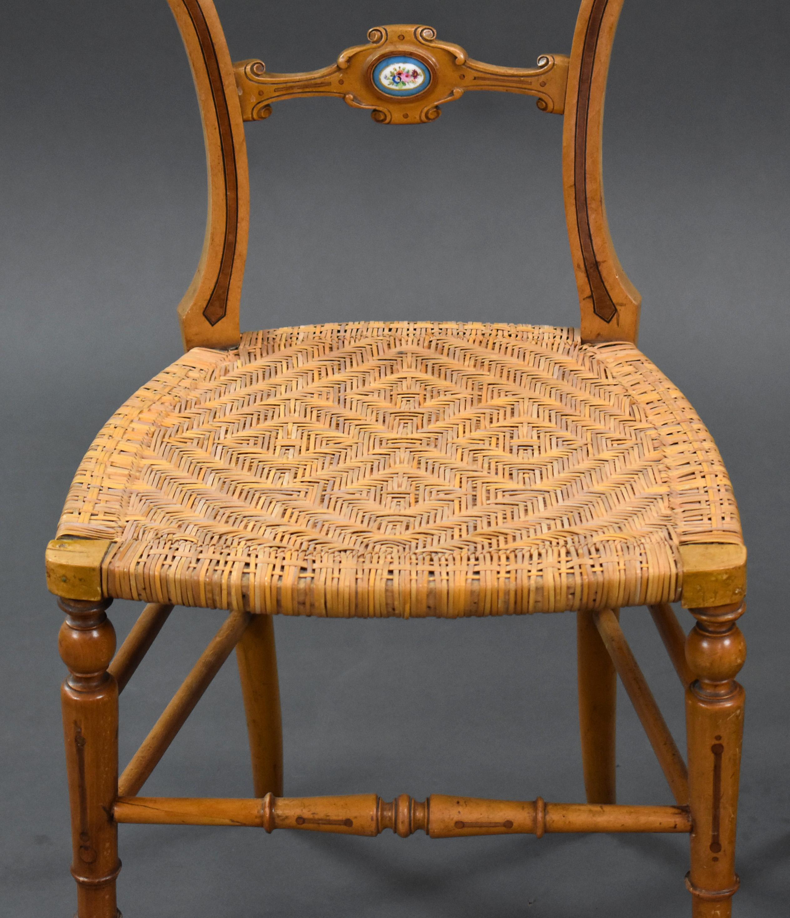 Pair of 19th Century Victorian Walnut Salon Chairs 6