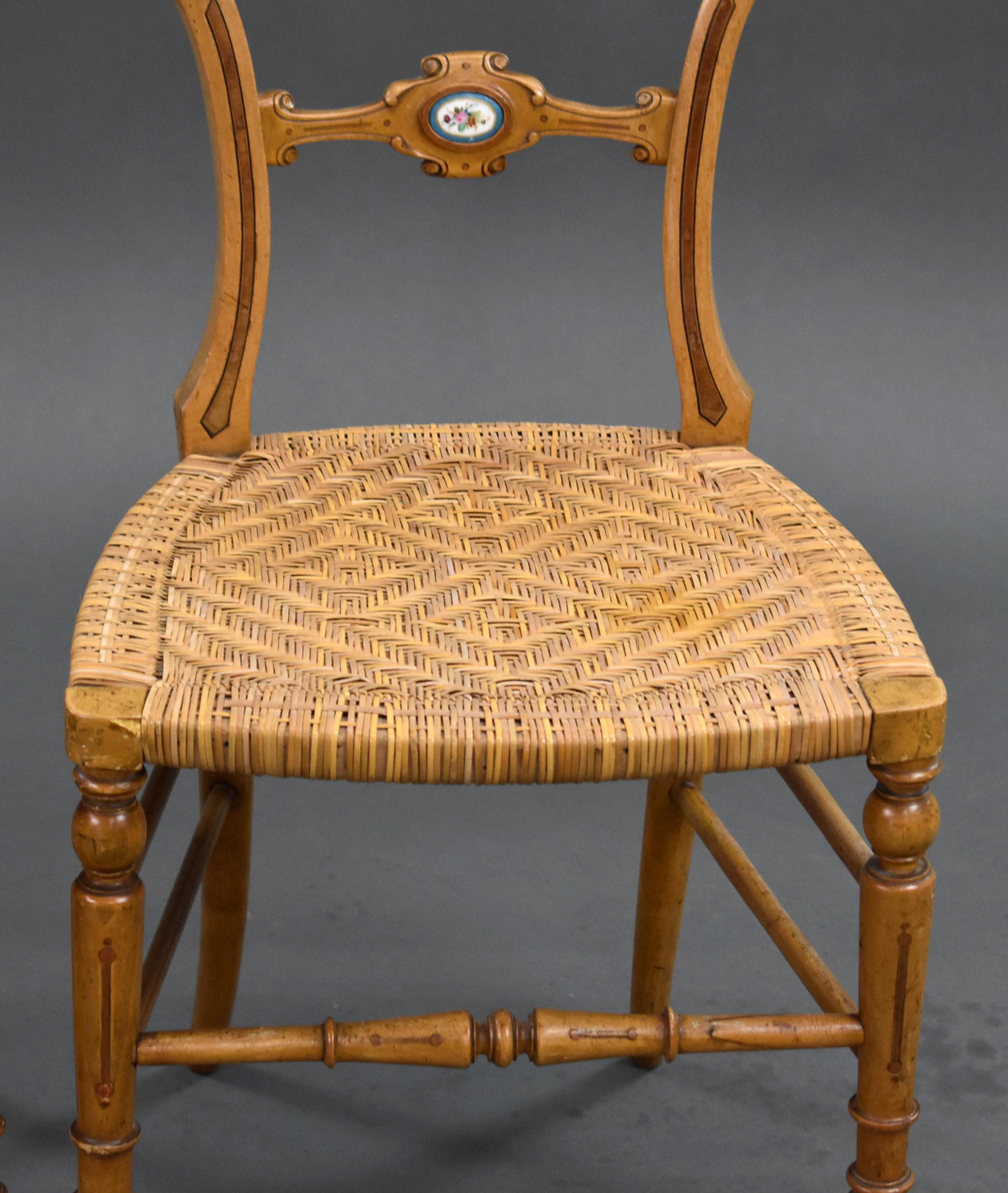 Pair of 19th Century Victorian Walnut Salon Chairs 7