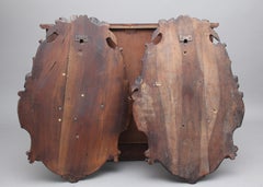 Pair of 19th Century Walnut Black Forest Wall Plaques
