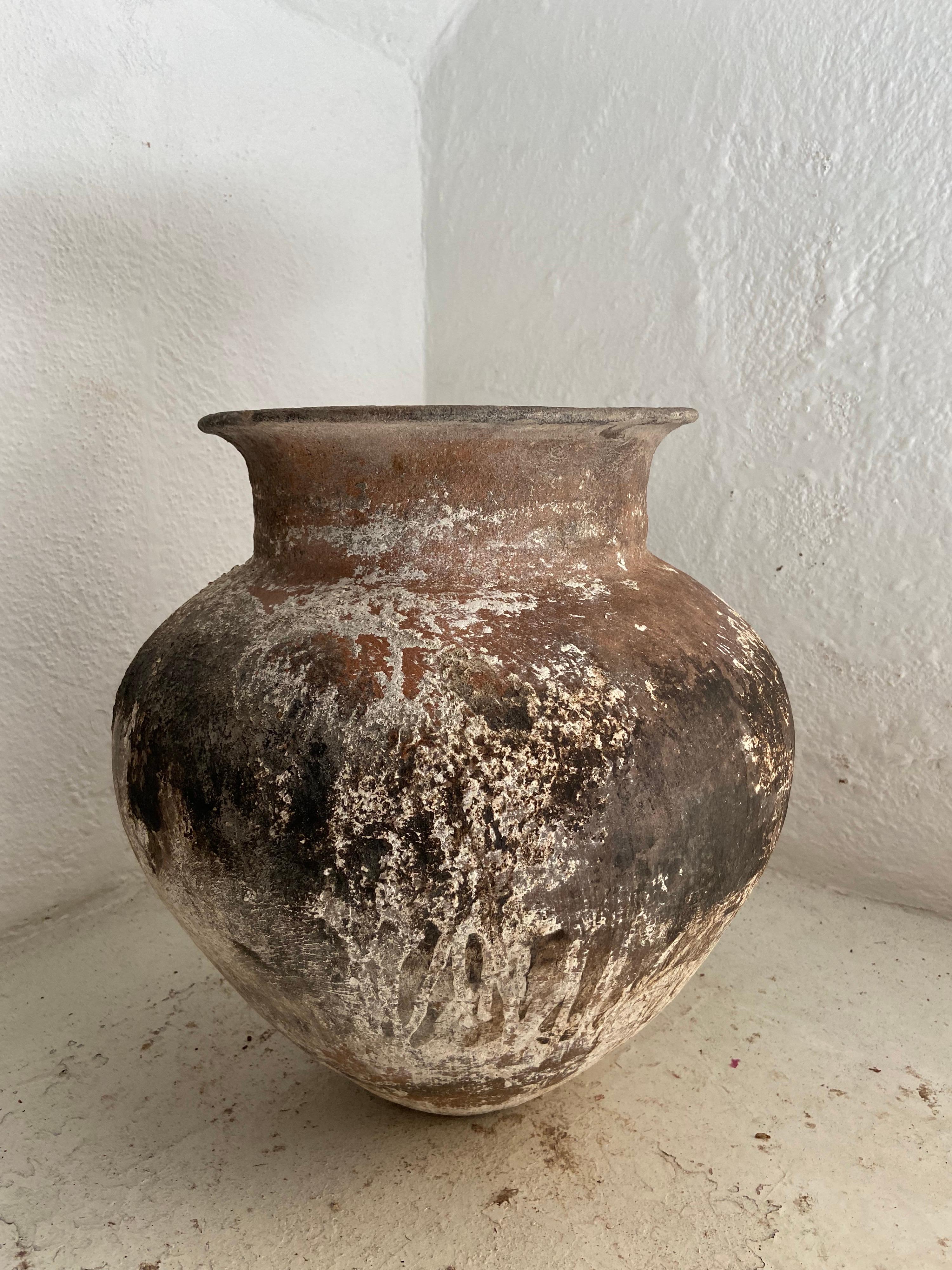 Ceramic Pair of 19th Century Water Jars from Oaxaca