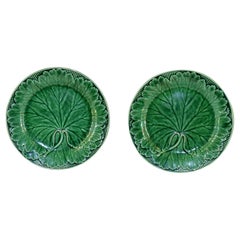 Pair of 19th Century Wedgwood Majolica Plates