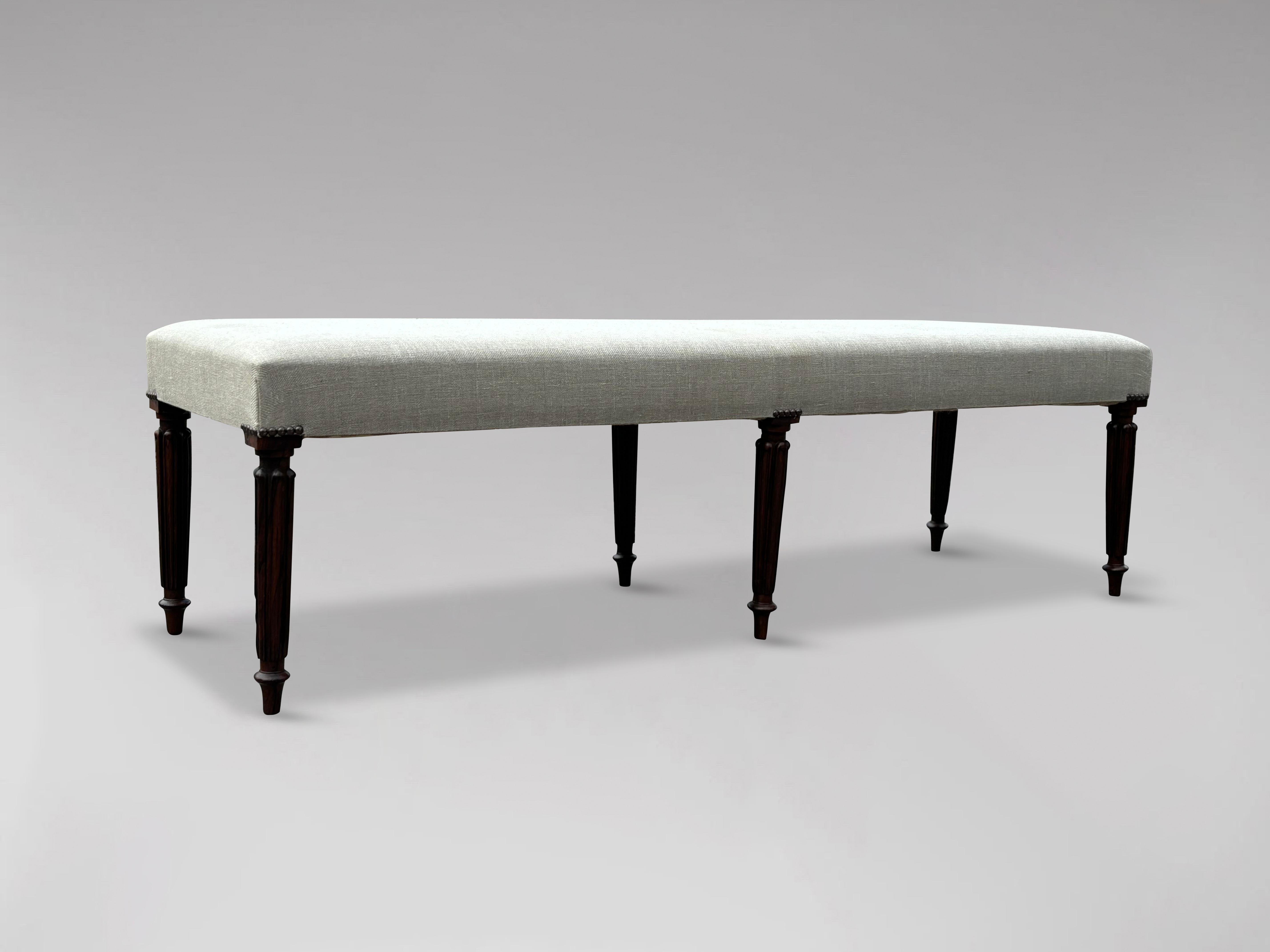 Upholstery Pair of 19th Century William IV Upholstered Window Seats