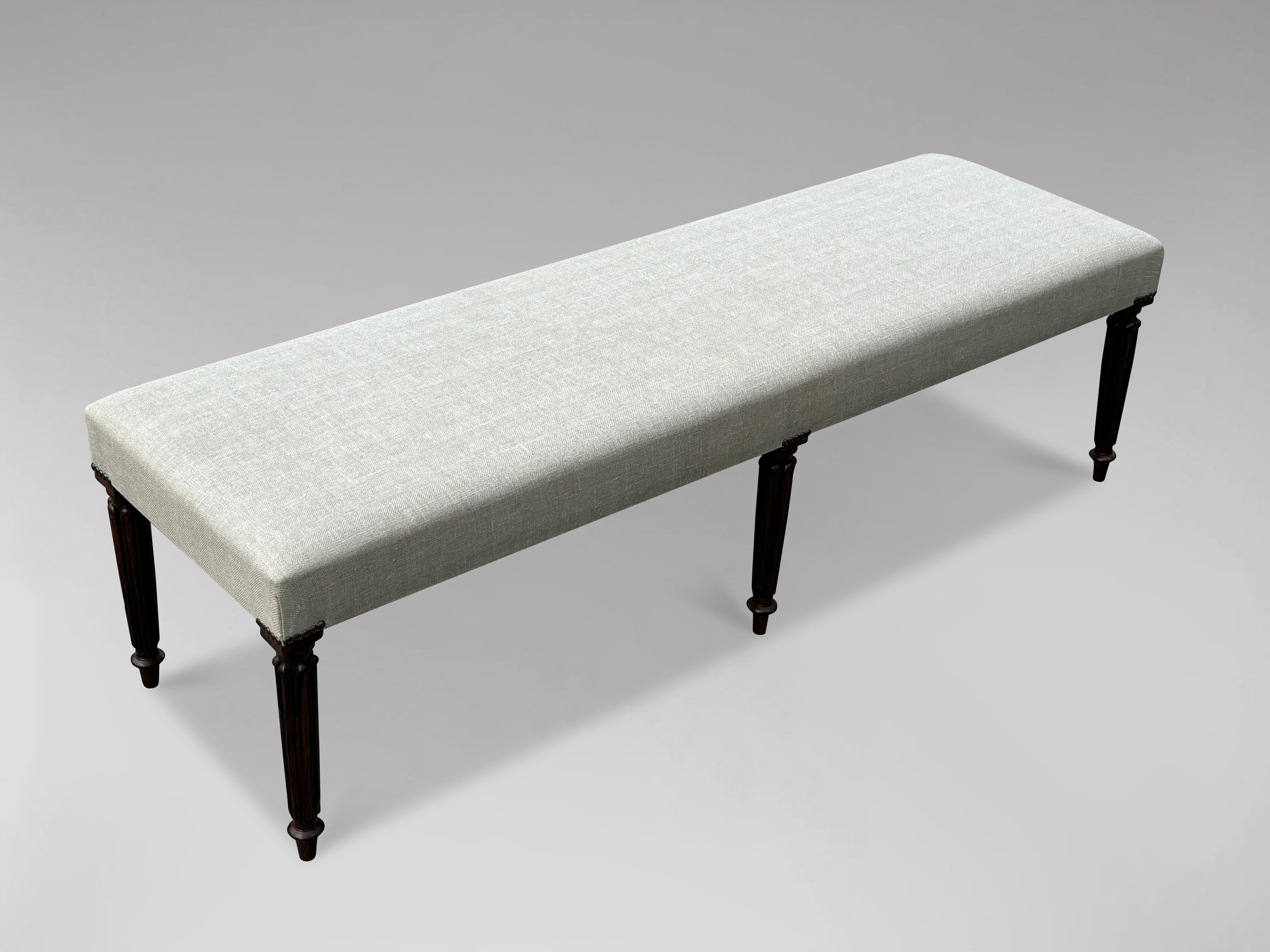 Pair of 19th Century William IV Upholstered Window Seats 1