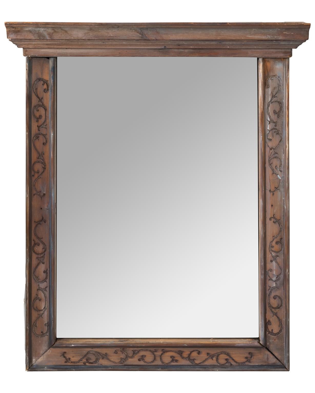 Pair of 19th Century Window Frame Mirrors For Sale 9
