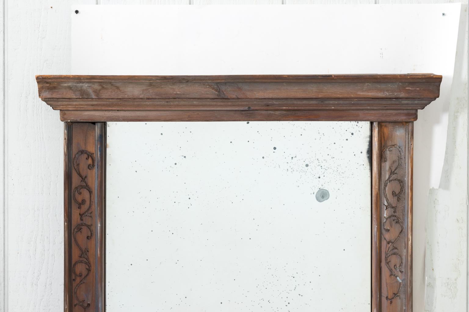 Pair of 19th Century Window Frame Mirrors For Sale 11