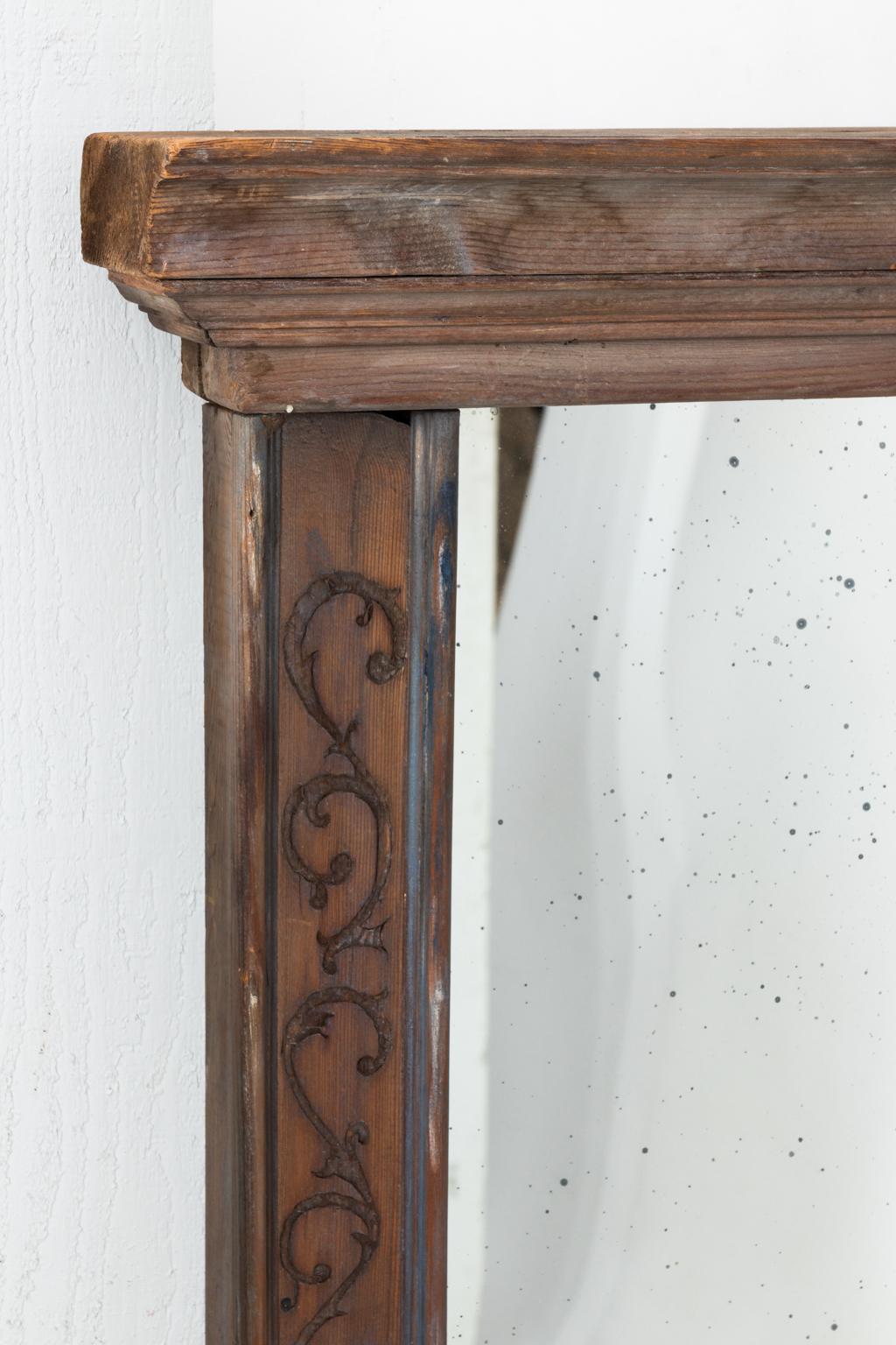Pair of 19th Century Window Frame Mirrors For Sale 12