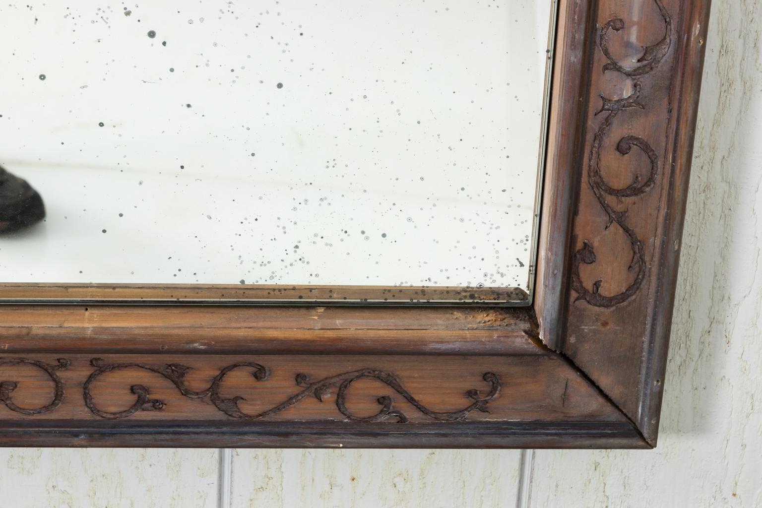 Pair of 19th Century Window Frame Mirrors For Sale 14