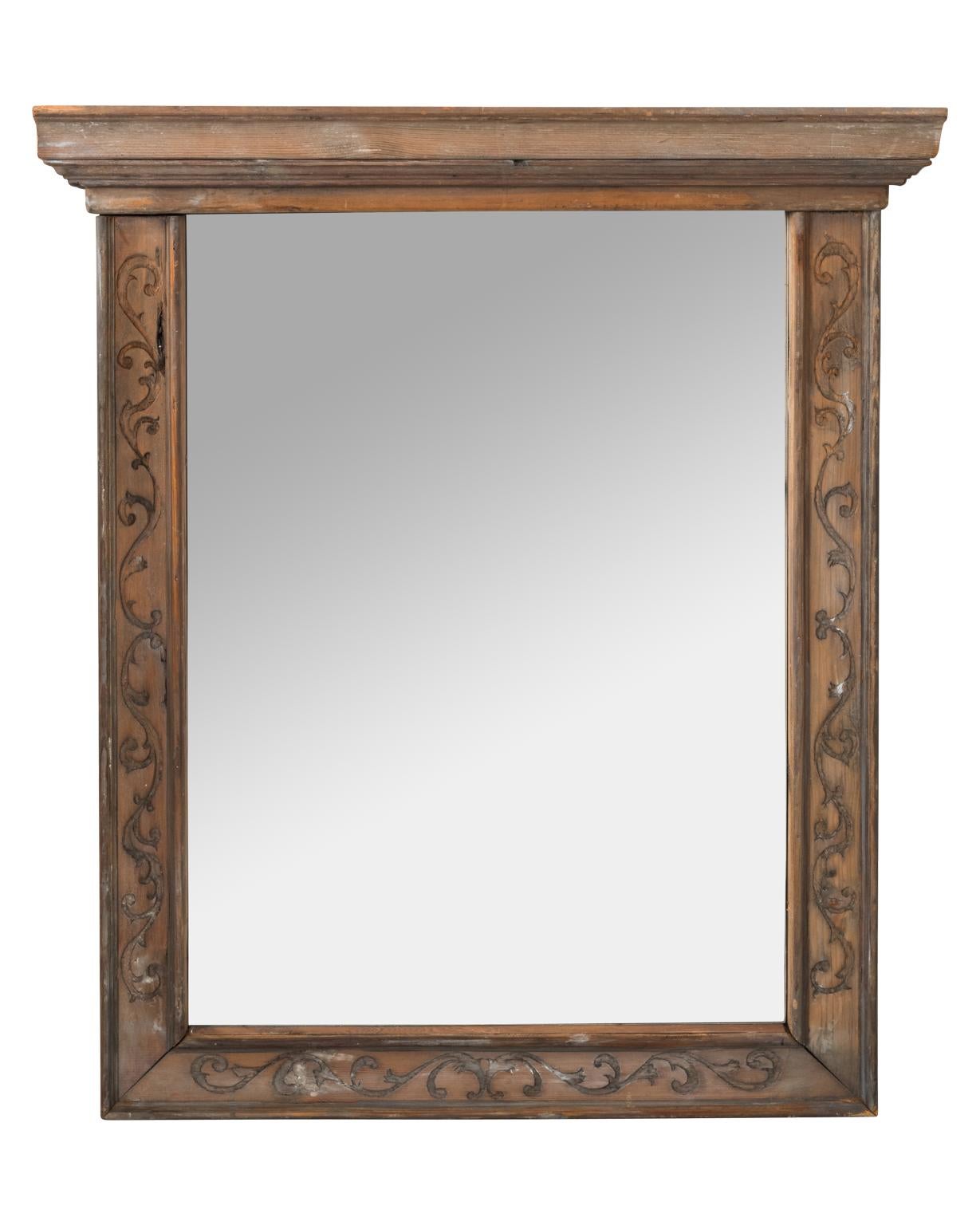Victorian Pair of 19th Century Window Frame Mirrors For Sale