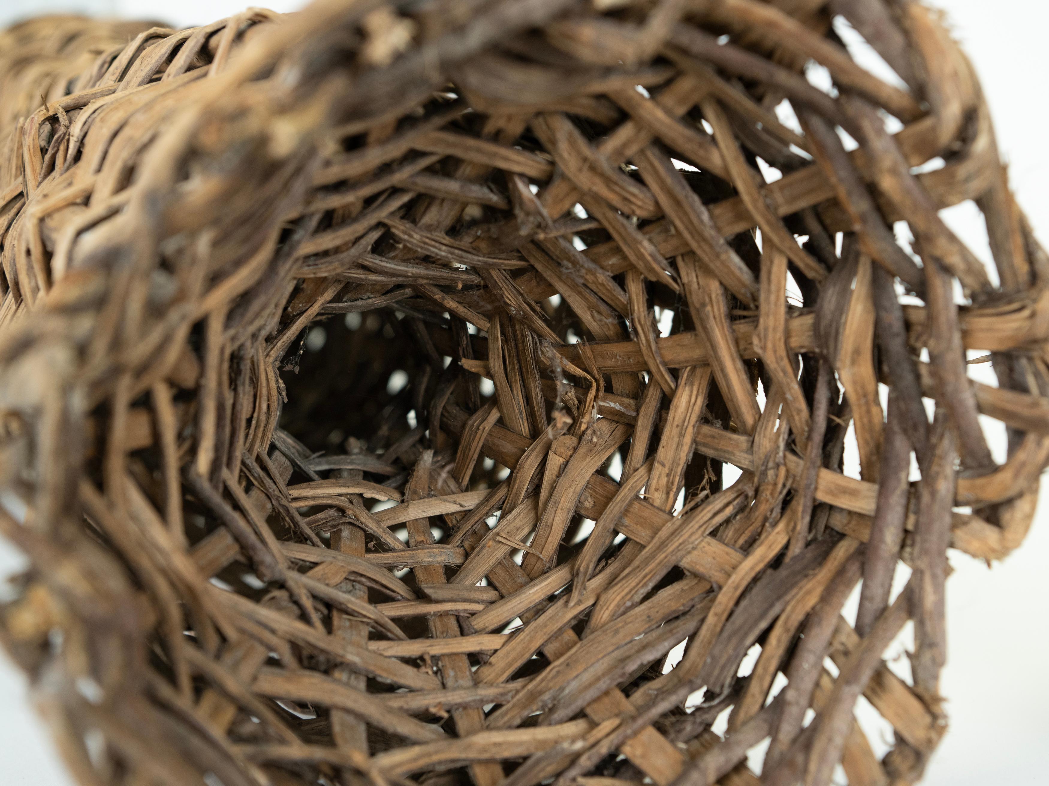 Paire de pièges à poissons en bois tressé du 19ème siècle provenant de France en vente 4