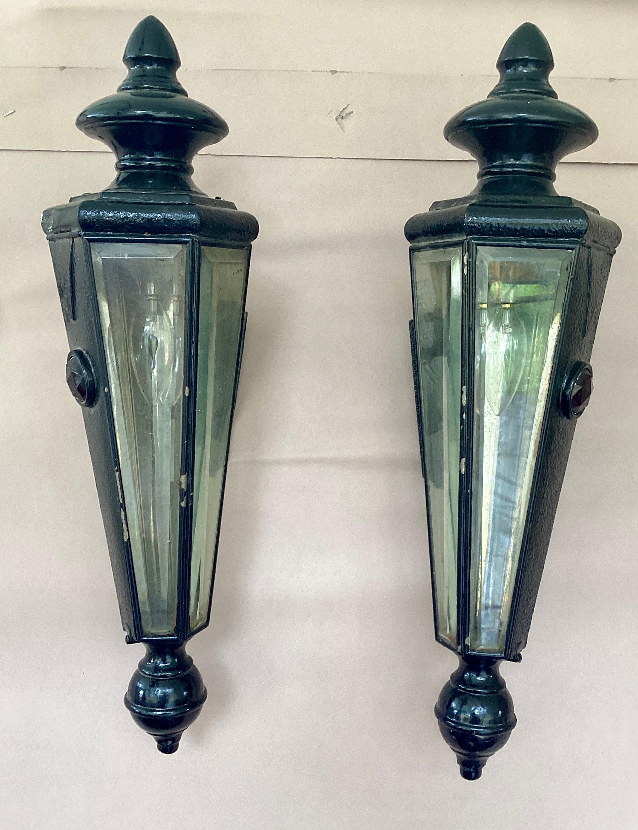 Pair of 19th Coach Lanterns For Sale 2