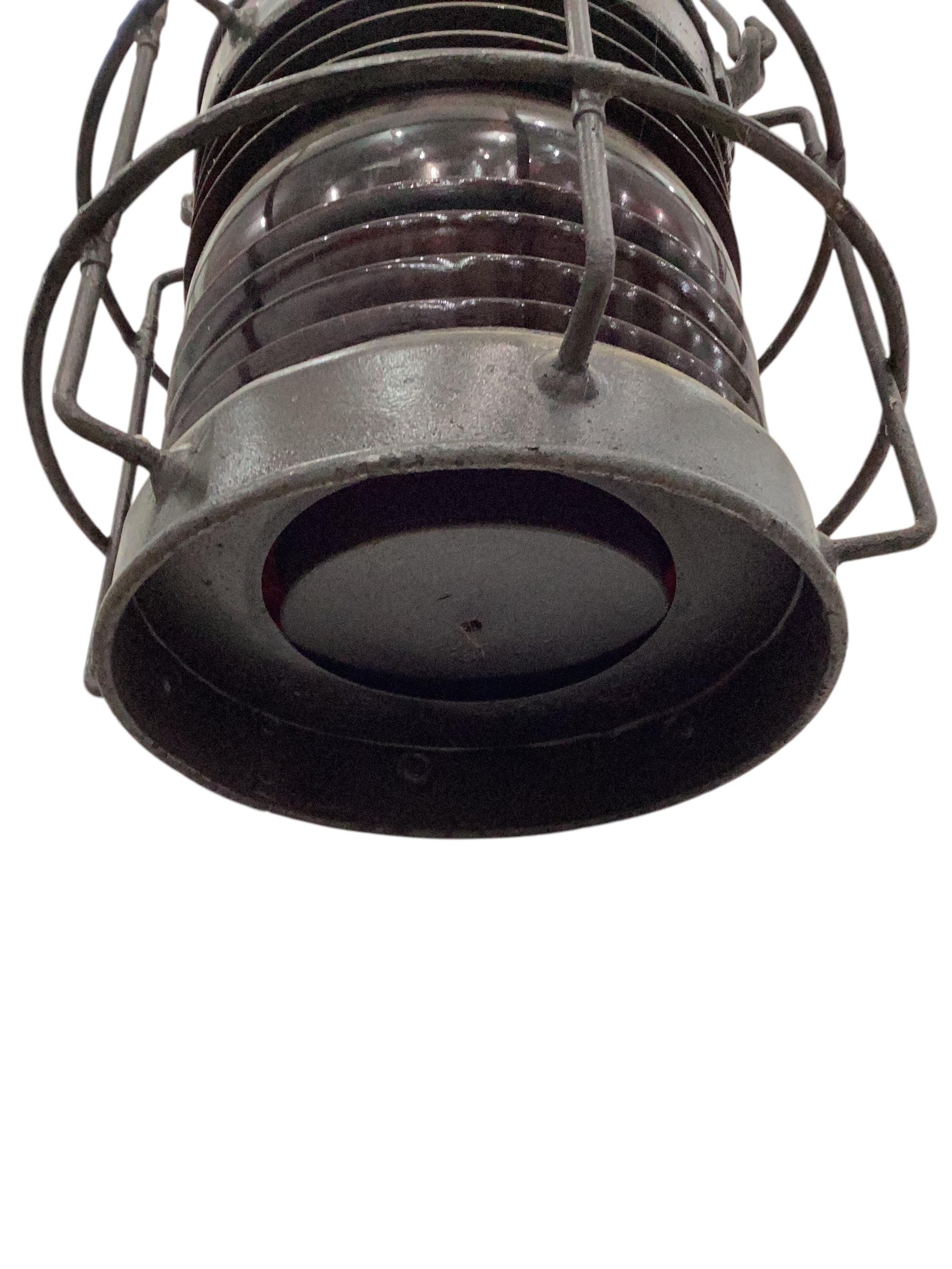 American Pair of 19th Nautical Ships Lantern For Sale