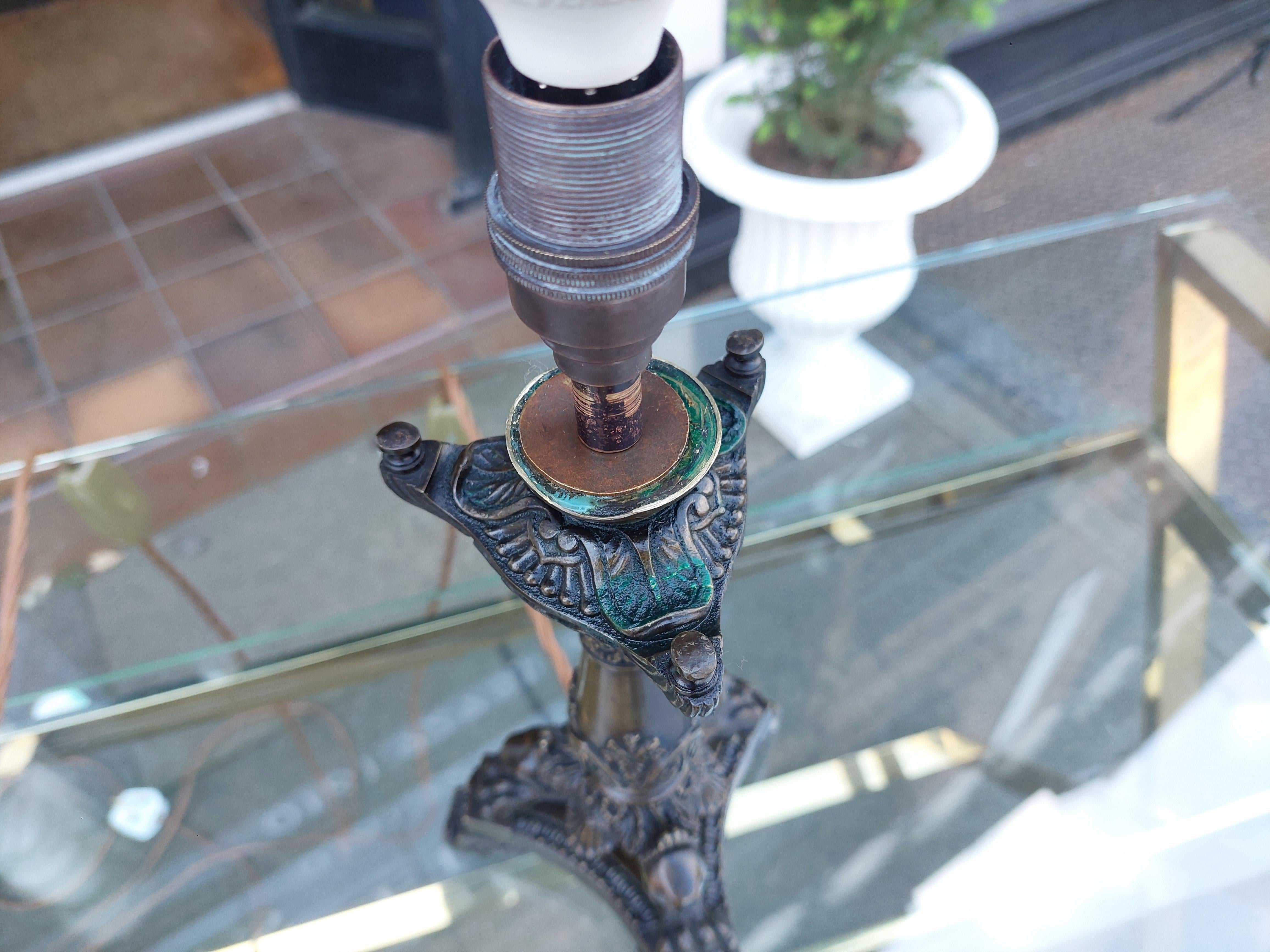 Paire de chandeliers en bronze français du 19e siècle en vente 4