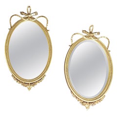Pair of 19thC Gilt Gesso Frame Wall Mirrors