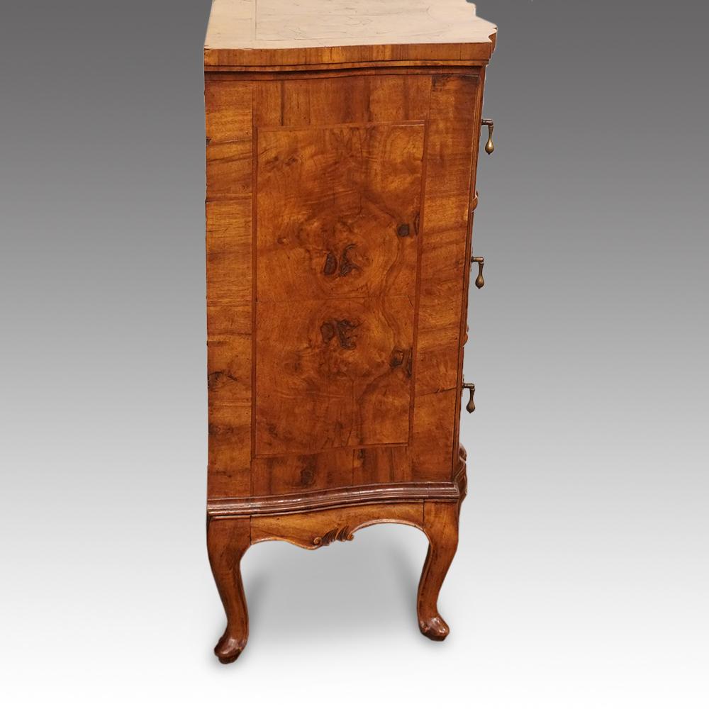 Pair of 19th Century Walnut Dutch Bedside Storage Cabinets, circa 1880 5