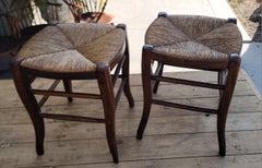 Pair of 19Thc Wooden Stools