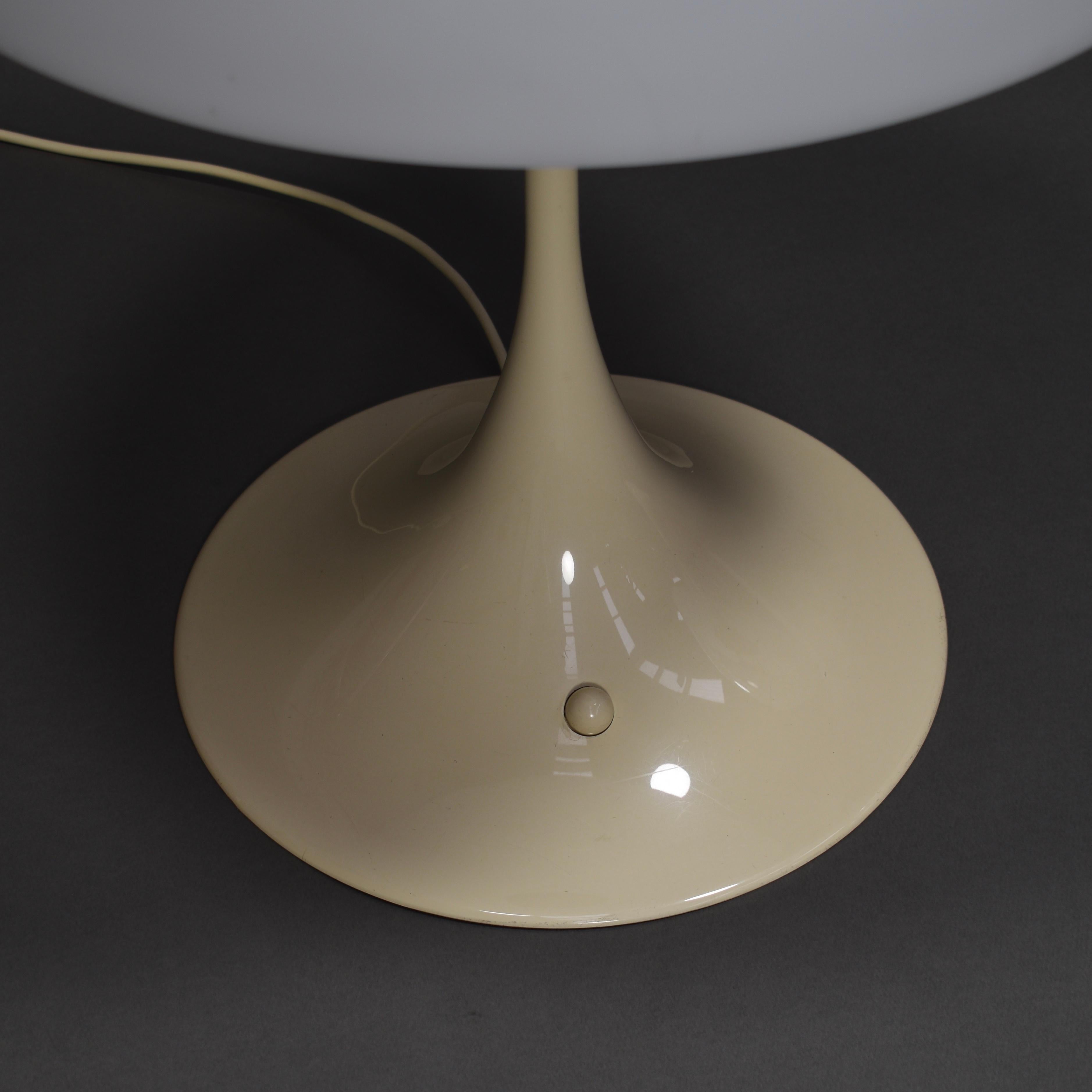 Scandinavian Modern Pair of 1st Edition Panthella Table Lamps by Verner Panton for Poulsen, 1971