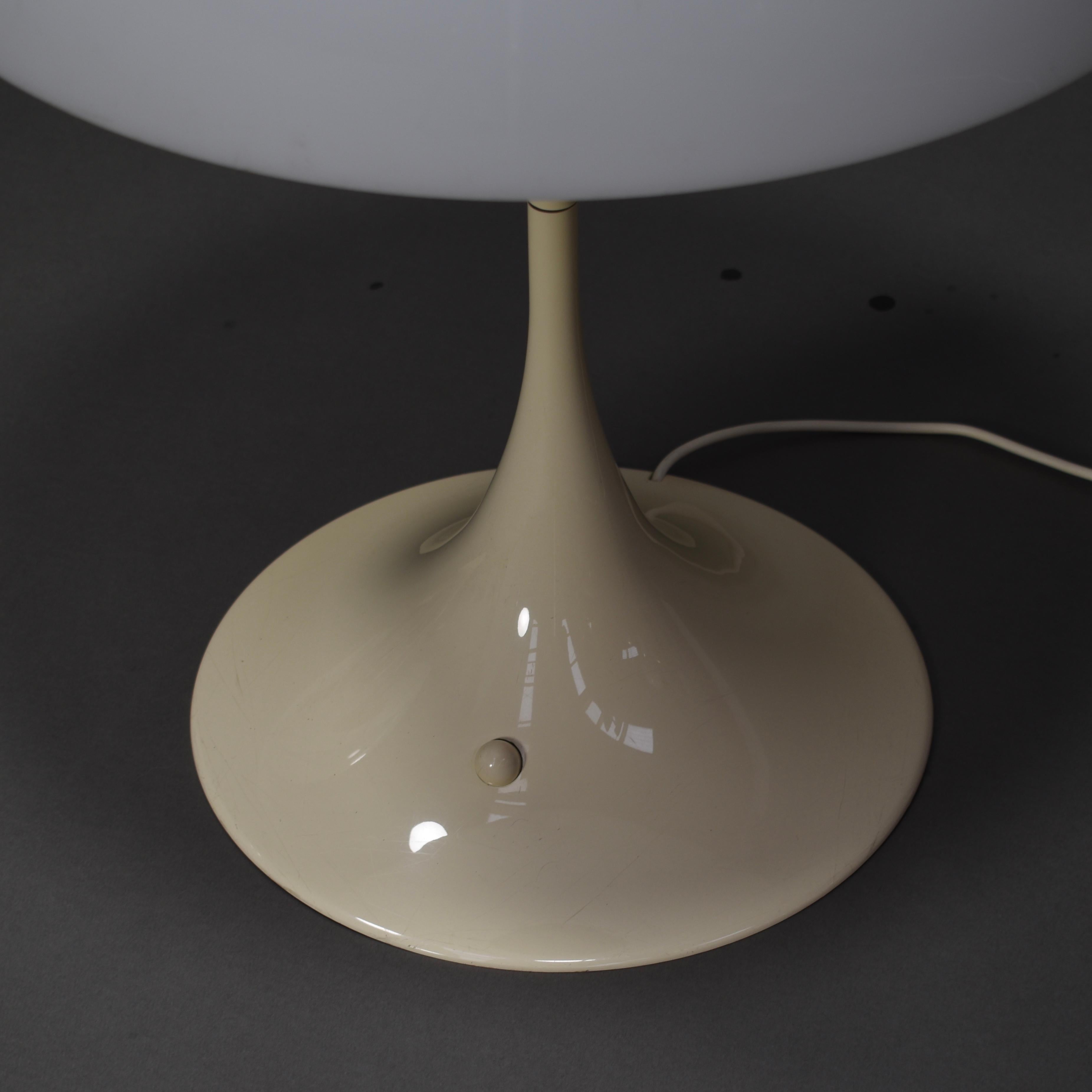 Danish Pair of 1st Edition Panthella Table Lamps by Verner Panton for Poulsen, 1971